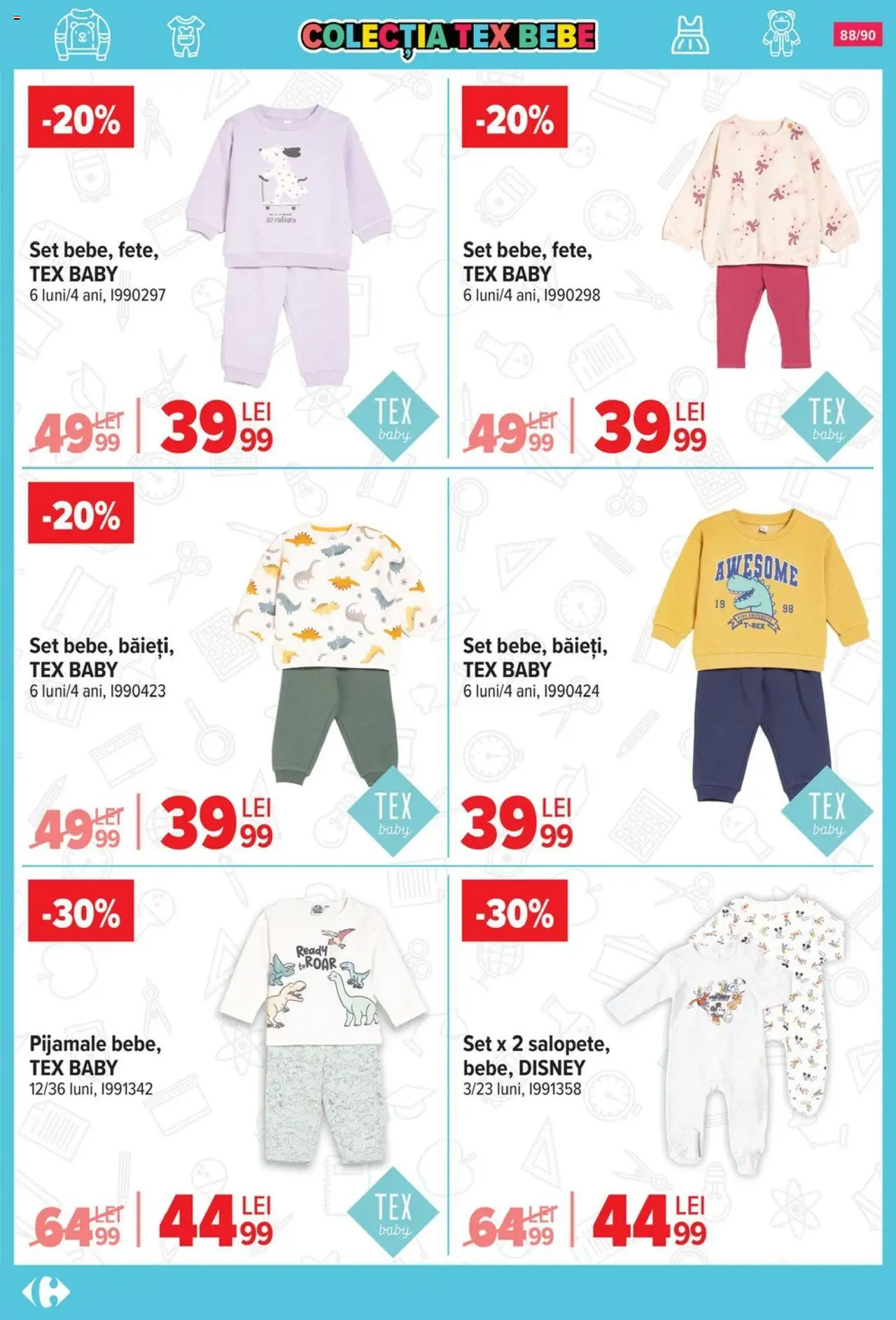 Catalog Carrefour 13 August - 15 Septembrie 2025 | Pagina 89 | Produse: Pijamale