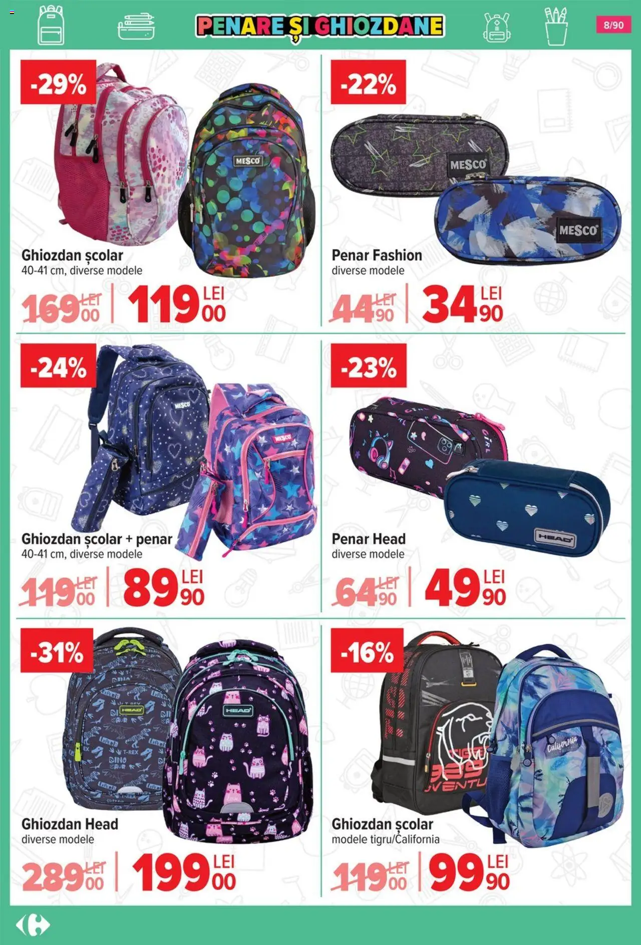 Catalog Carrefour 13 August - 15 Septembrie 2025 | Pagina 9 | Produse: Ghiozdan