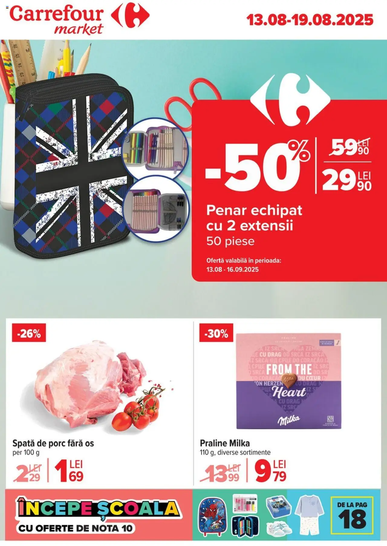 Catalog Carrefour 13 - 18 August 2025 | Pagina 1 | Produse: Praline