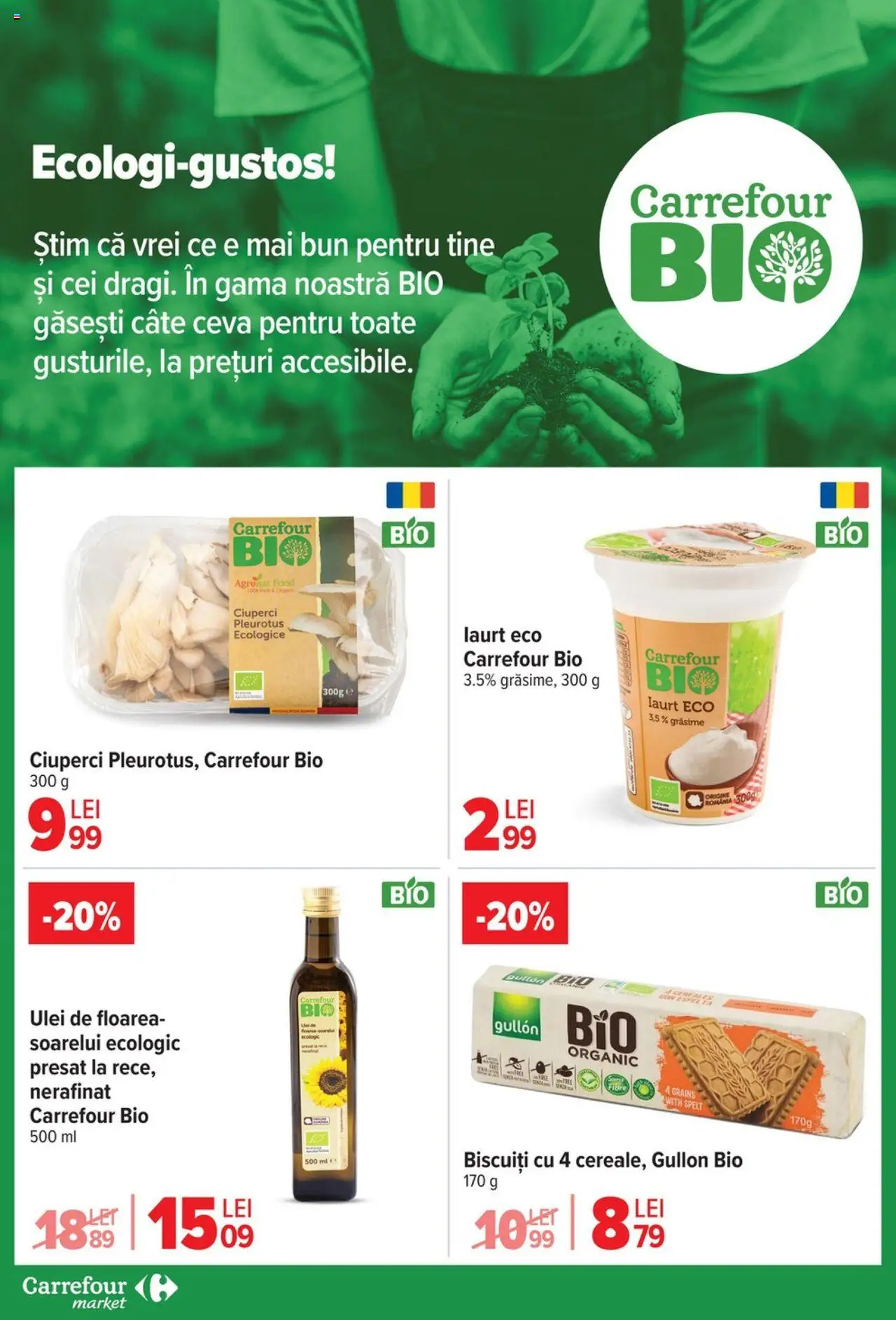 Catalog Carrefour 13 - 18 August 2025 | Pagina 11 | Produse: Şerit ödül, Ciuperci, Ulei, Biscuiți