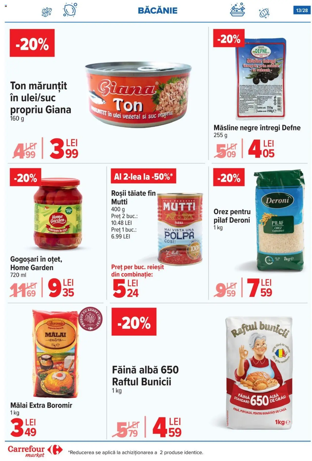Catalog Carrefour 13 - 18 August 2025 | Pagina 14 | Produse: Ulei, Suc, Făină, Mălai