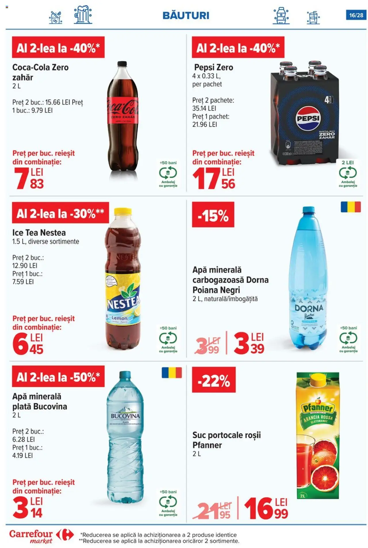 Catalog Carrefour 13 - 18 August 2025 | Pagina 17 | Produse: Portocale, Ice tea, Apă, Zahăr