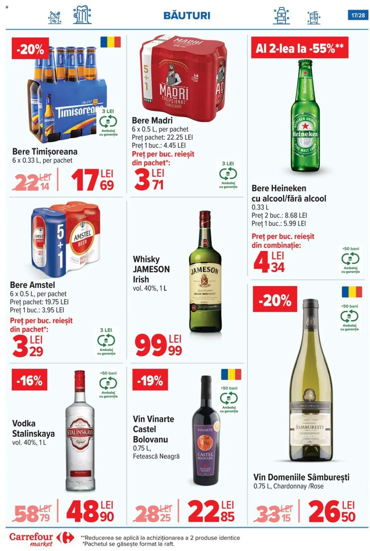 Catalog Carrefour 13 - 18 August 2025 | Pagina 18 | Produse: Vin, Bere, Vodka, Whiskey