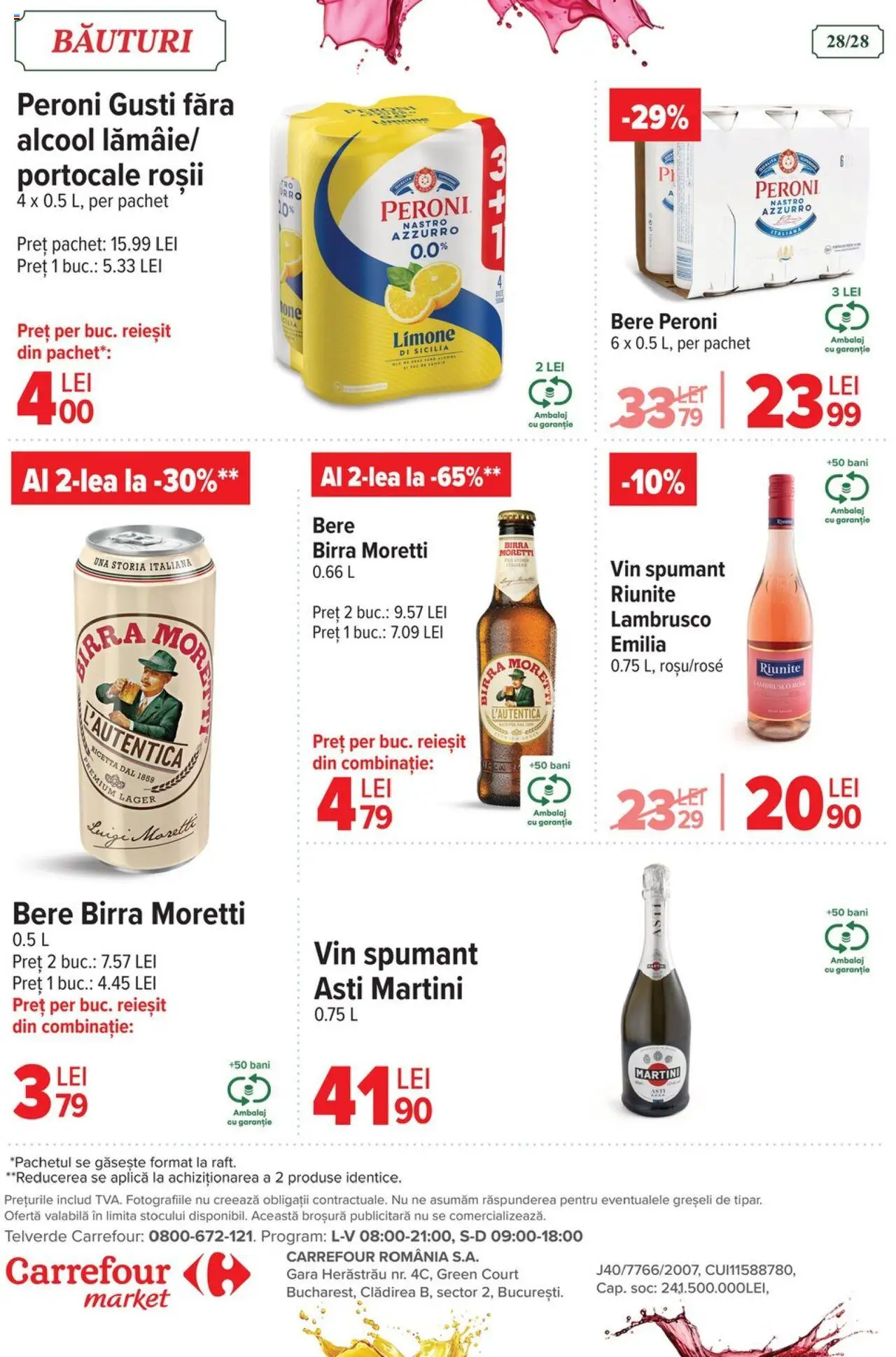 Catalog Carrefour 13 - 18 August 2025 | Pagina 29 | Produse: Yulaf, Vin, Bere, Portocale