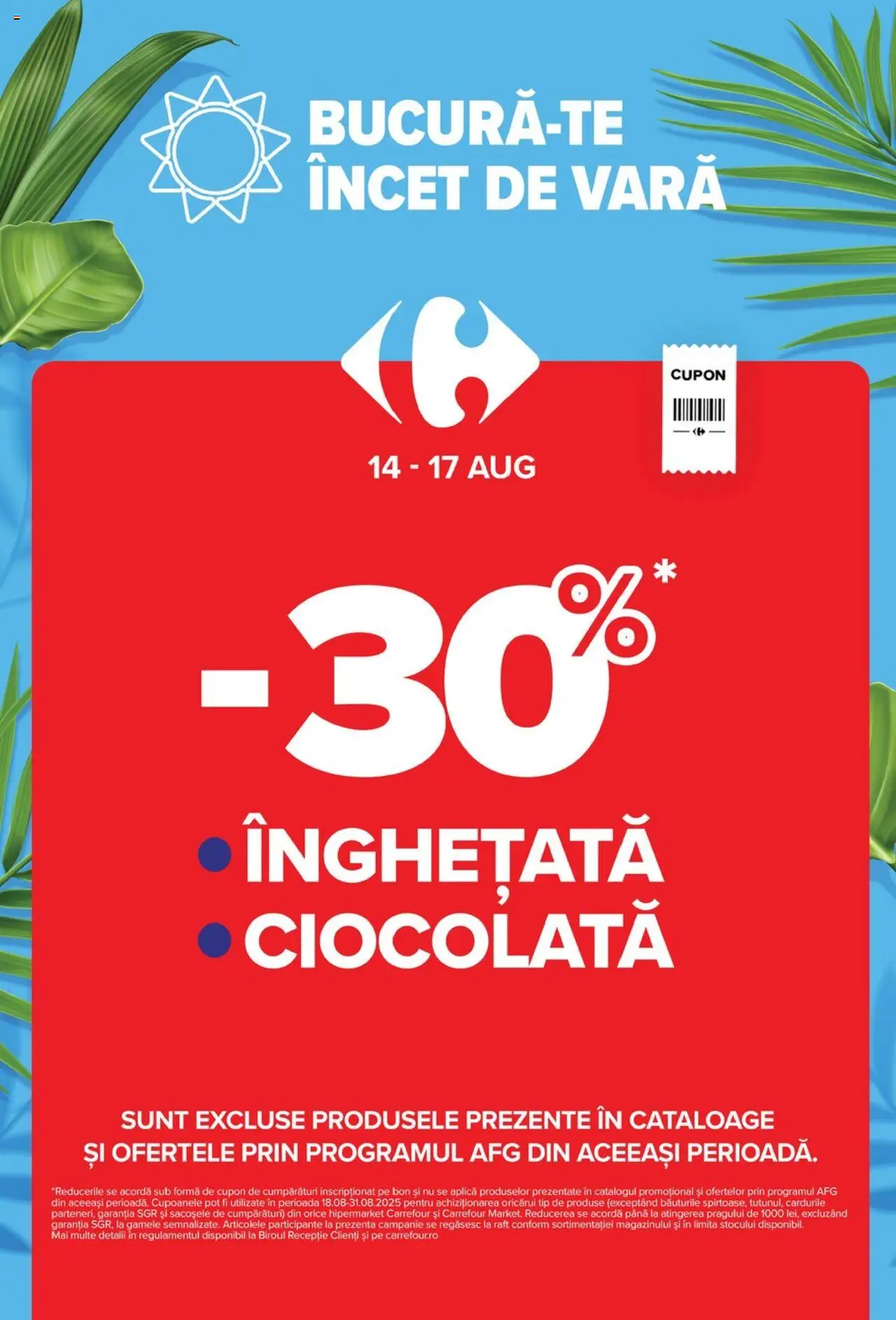 Catalog Carrefour 13 - 18 August 2025 | Pagina 3 | Produse: Raft, Ciocolată, Înghețată