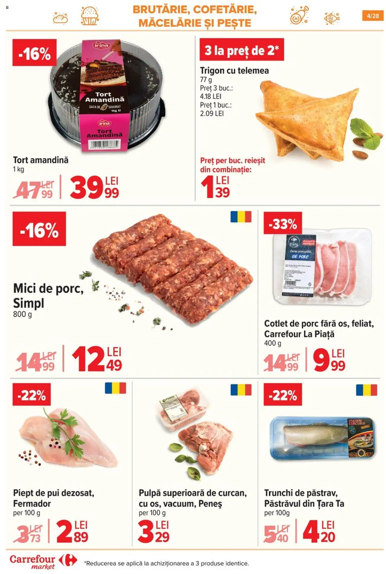 Catalog Carrefour 13 - 18 August 2025 | Pagina 5 | Produse: Hacıyatmaz Kedi Oyuncağı, Amandină, Tort, Pește