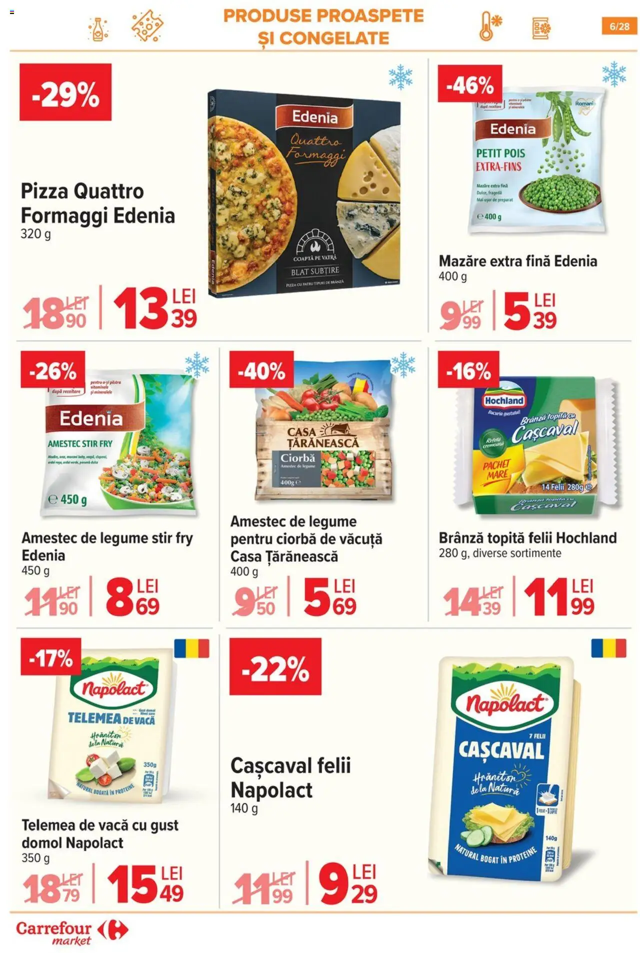 Catalog Carrefour 13 - 18 August 2025 | Pagina 7 | Produse: Mazăre, Masaüstü kılıfı, Cașcaval, Pizza