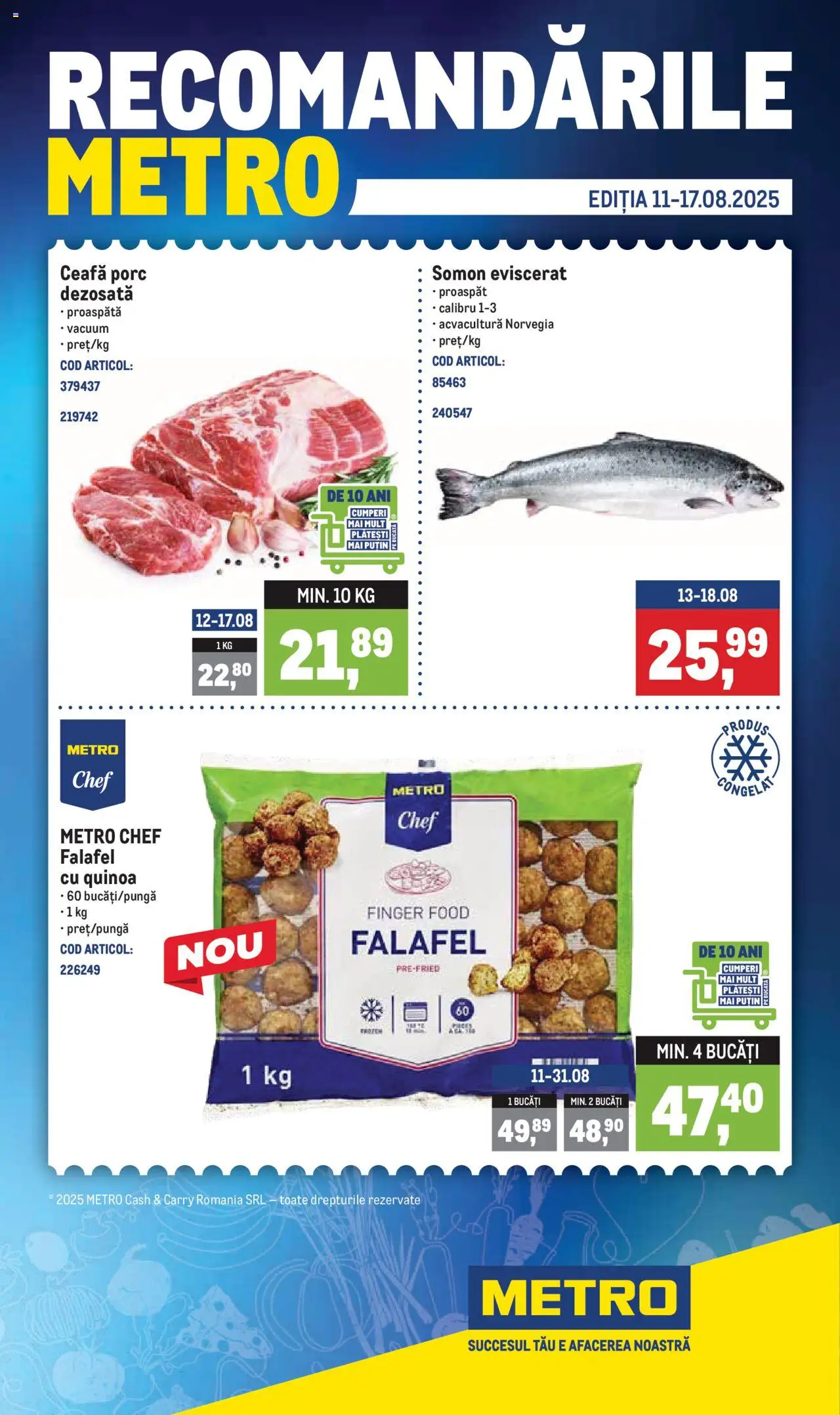 Catalog METRO 11 - 16 August 2025 | Pagina 1