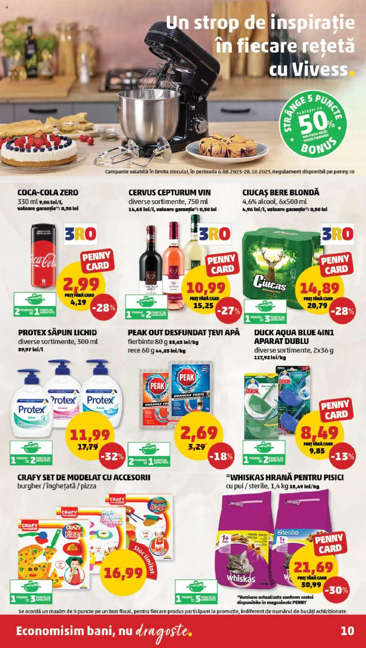Catalog PENNY Market 13 - 18 August 2025 | Pagina 10 | Produse: Pizza, Vin, Săpun, Săpun lichid
