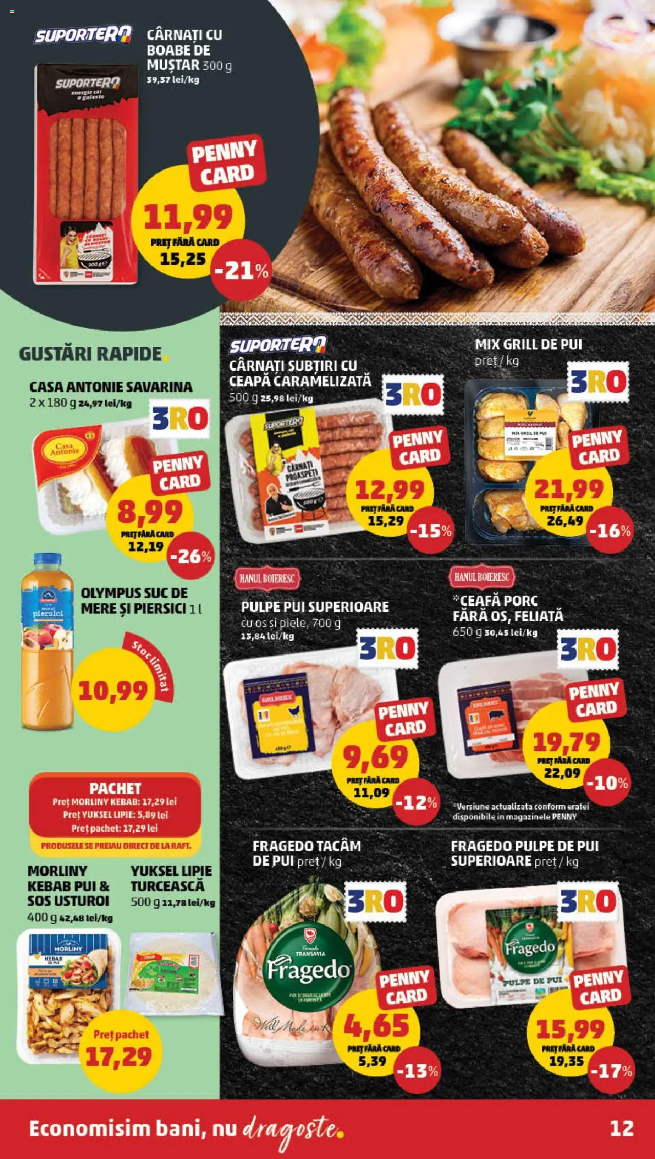 Catalog PENNY Market 13 - 18 August 2025 | Pagina 12 | Produse: Hacıyatmaz Kedi Oyuncağı, Savarină, Muștar, Ceapă