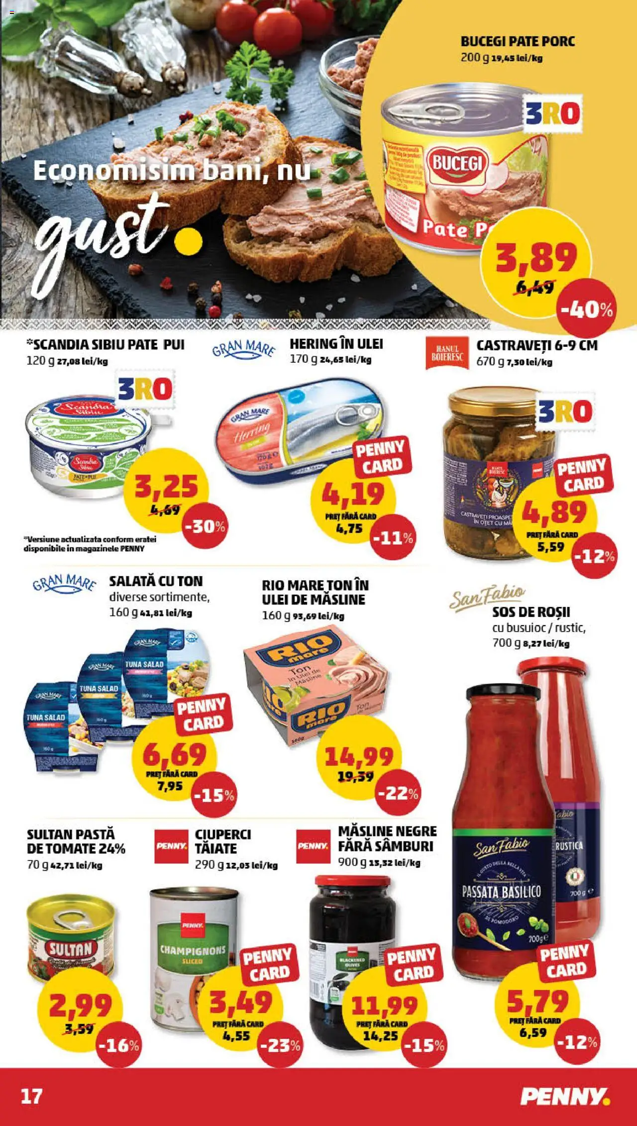 Catalog PENNY Market 13 - 18 August 2025 | Pagina 17 | Produse: Pate, Brokoli, Salată, Sos