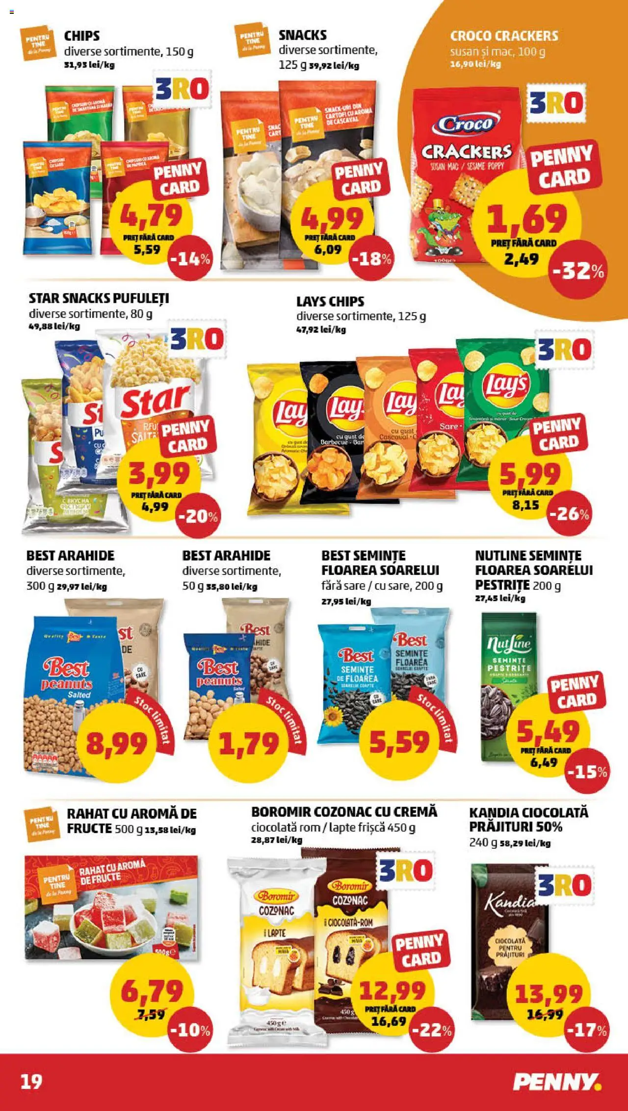 Catalog PENNY Market 13 - 18 August 2025 | Pagina 19 | Produse: Semințe, Ciocolată, Rom, Frișcă