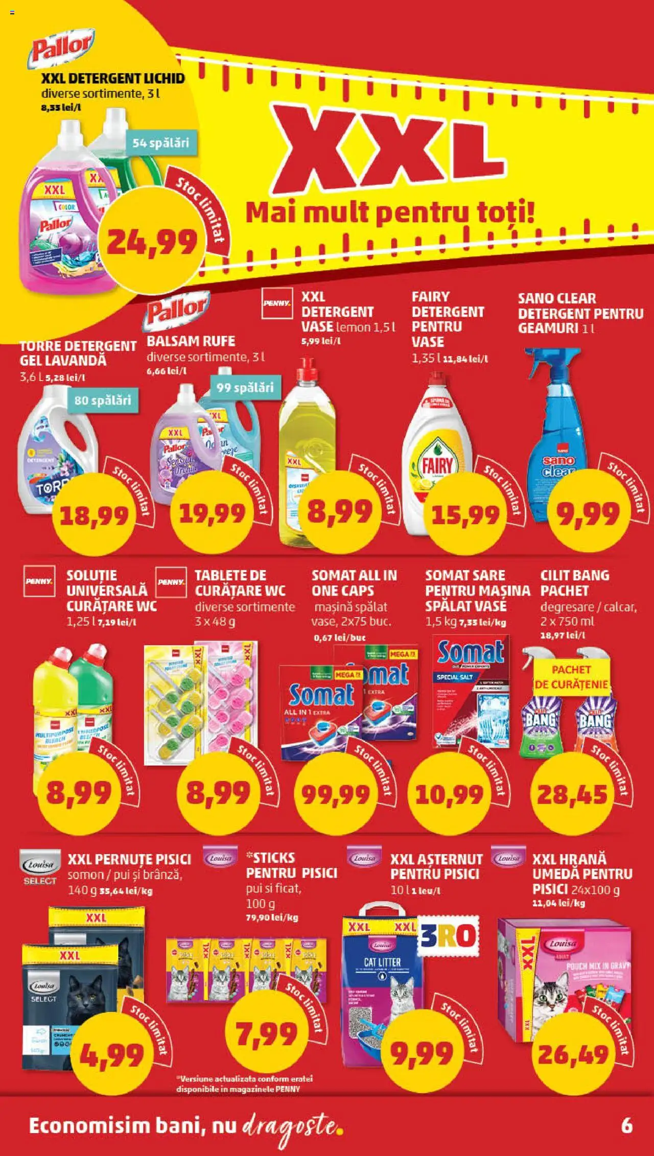 Catalog PENNY Market 13 - 18 August 2025 | Pagina 6 | Produse: Hrană pentru pisici, Hacıyatmaz Kedi Oyuncağı, Balsam, Sare