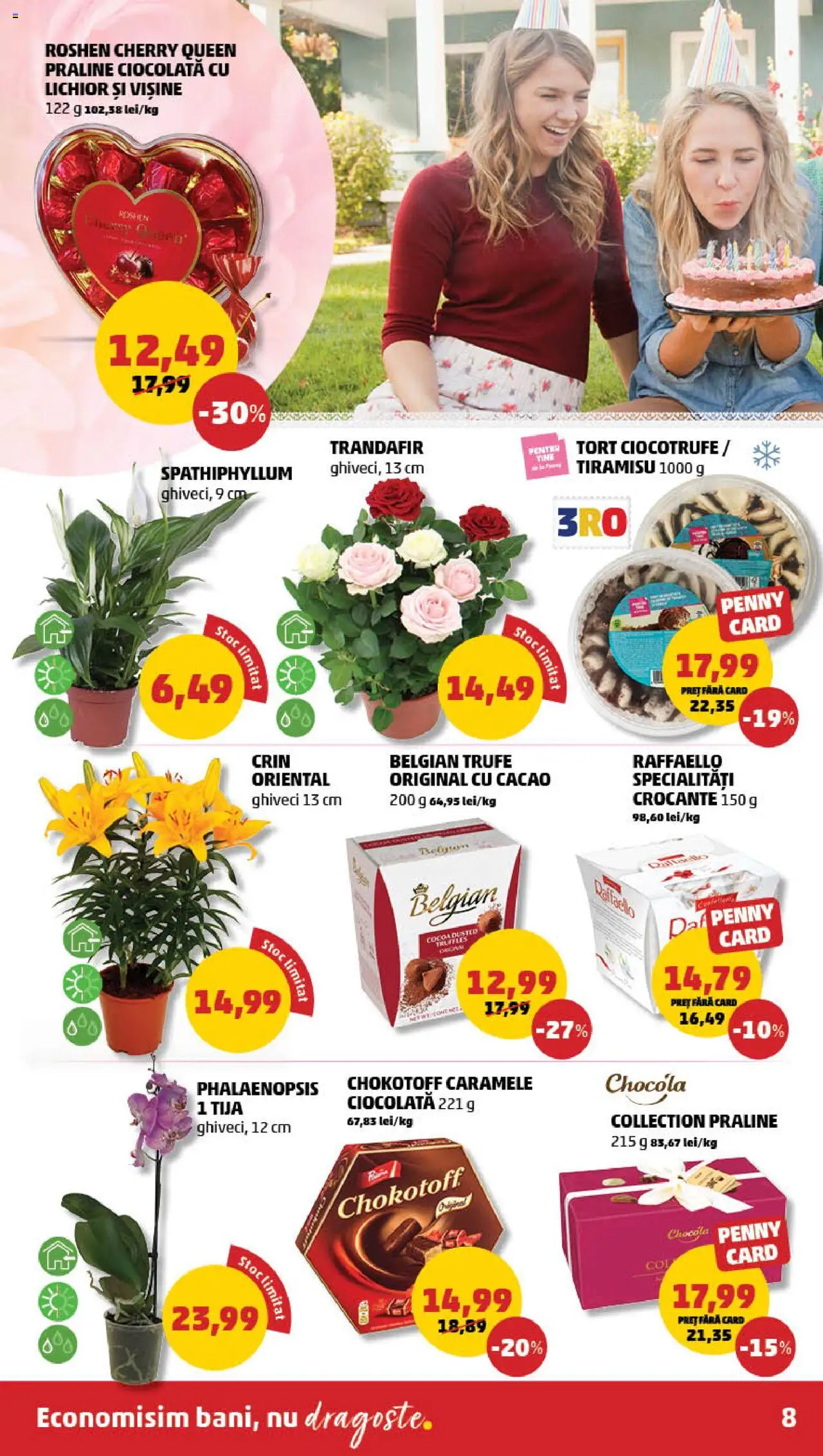 Catalog PENNY Market 13 - 18 August 2025 | Pagina 8 | Produse: Orhidee, Tiramisu, Cacao, Caramele