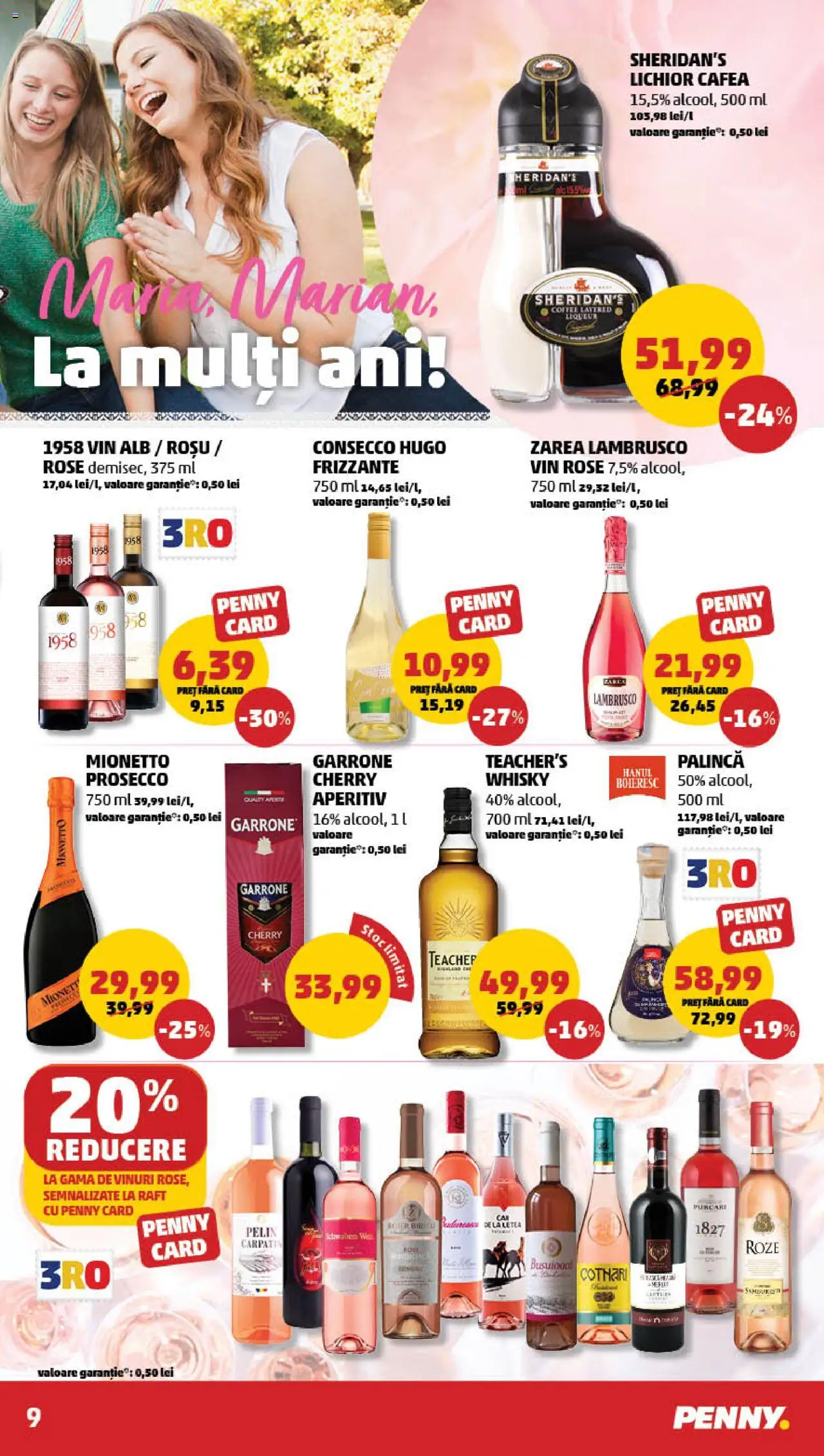 Catalog PENNY Market 13 - 18 August 2025 | Pagina 9 | Produse: Raft, Lichior, Cafea, Vin