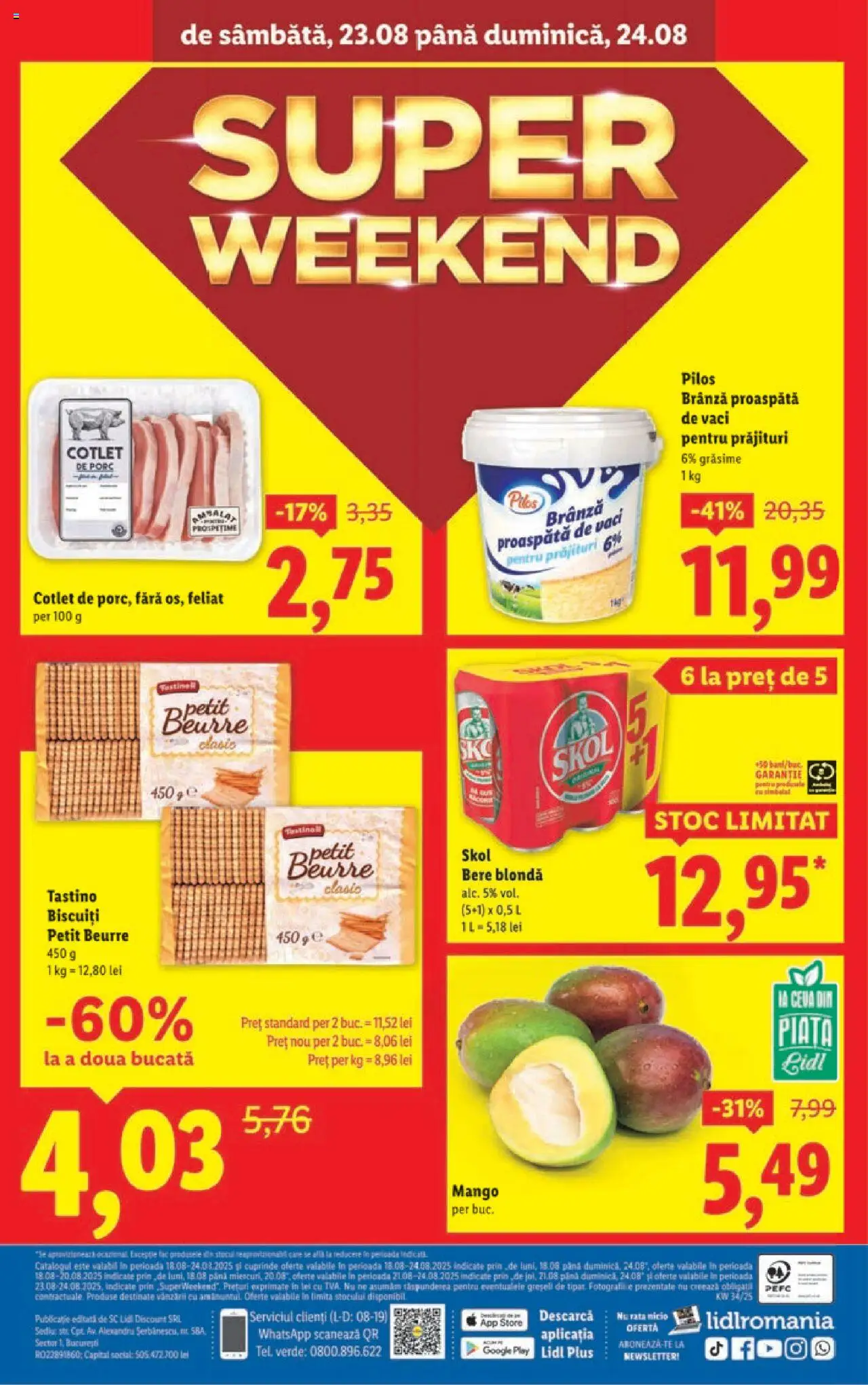 Catalog LIDL 18 - 23 August 2025 | Pagina 40 | Produse: Toplar, Lait de coco, Bere, Mango