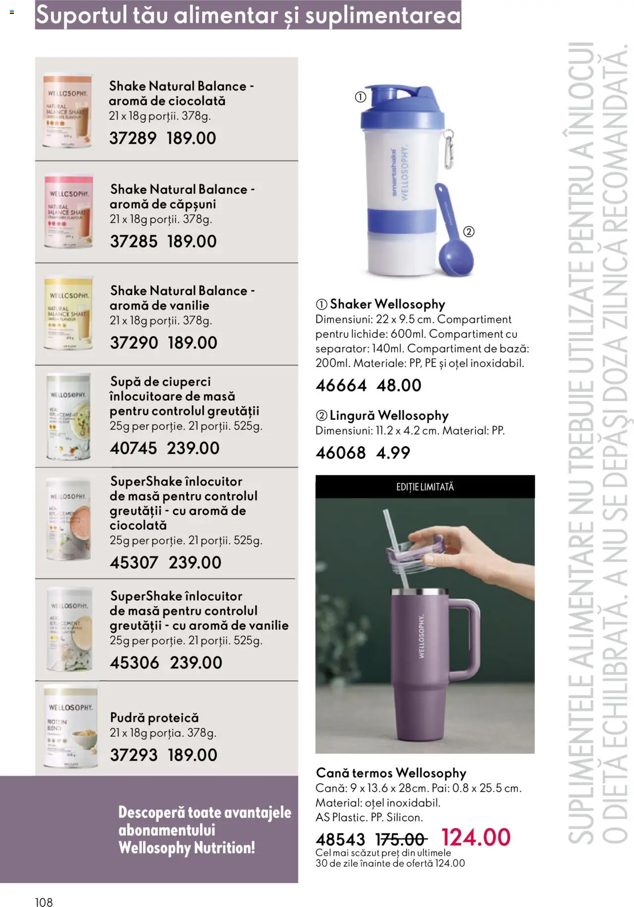Catalog Oriflame 10 - 29 Septembrie 2025 | Pagina 108 | Produse: Ciuperci, Pudră, Căpșuni, Shake