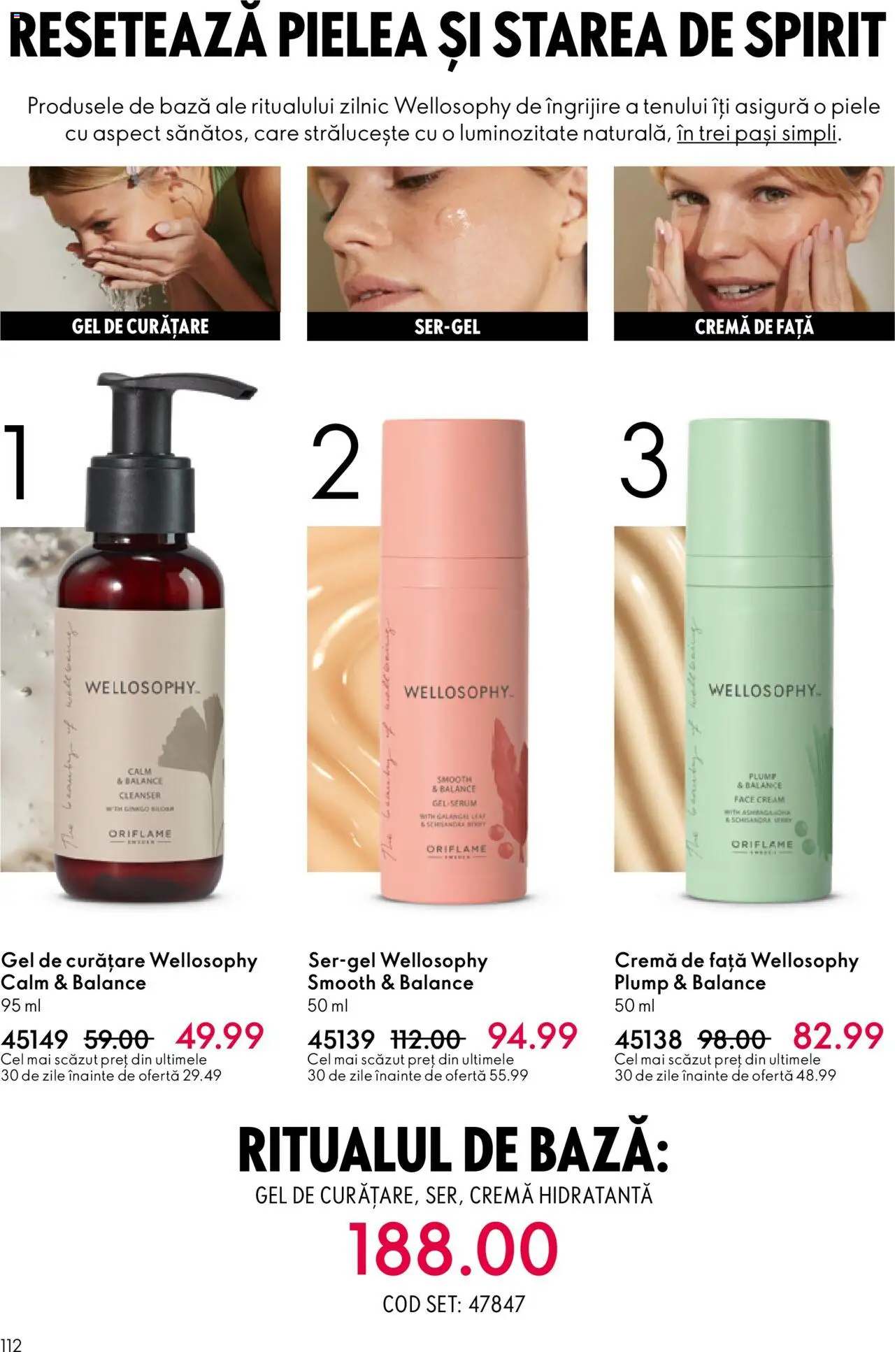 Catalog Oriflame 10 - 29 Septembrie 2025 | Pagina 112 | Produse: Serum, Gel de curățare, Arapsaçı, Cremă