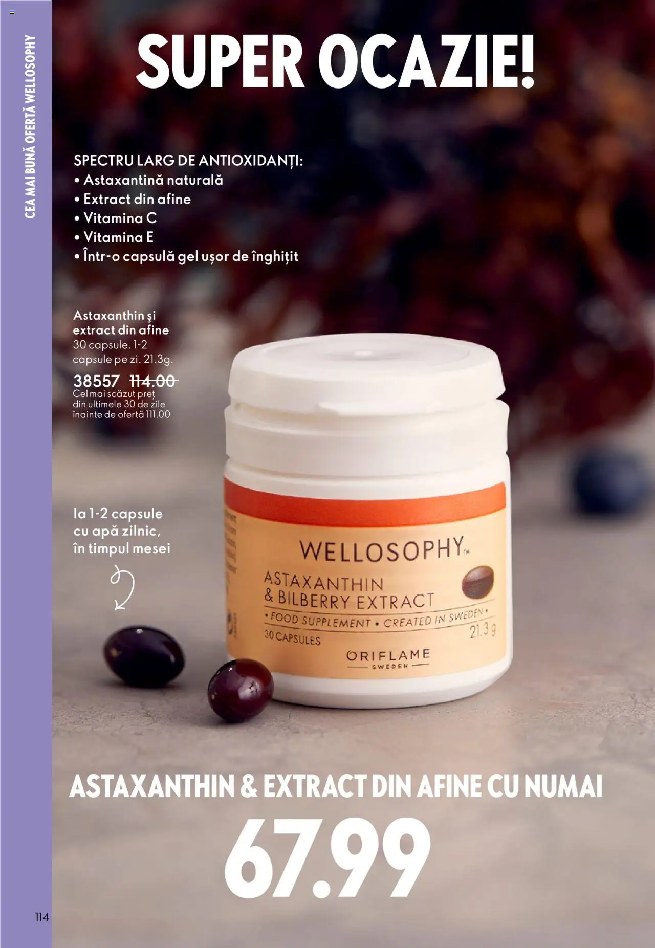 Catalog Oriflame 10 - 29 Septembrie 2025 | Pagina 114 | Produse: Afine, Apă