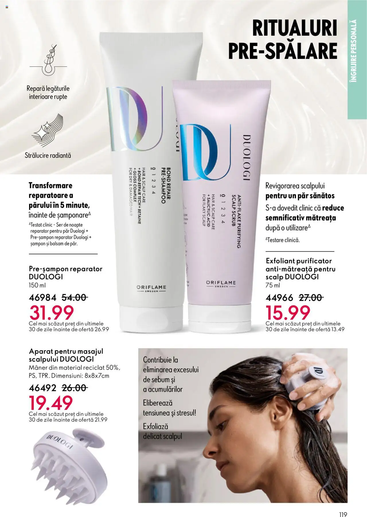 Catalog Oriflame 10 - 29 Septembrie 2025 | Pagina 119 | Produse: Exfoliant, Mâner, Șampon, Balsam