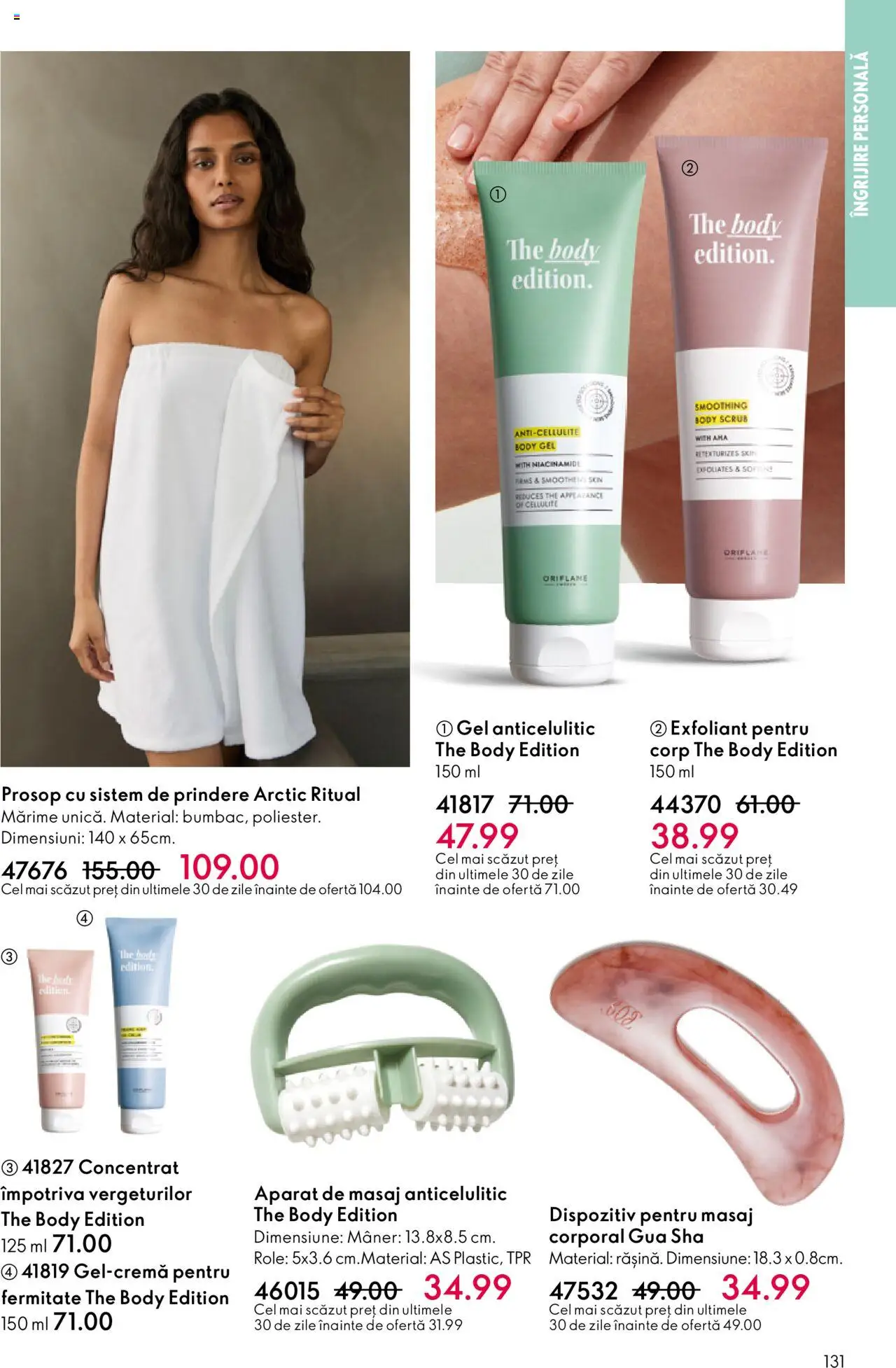 Catalog Oriflame 10 - 29 Septembrie 2025 | Pagina 131 | Produse: Exfoliant, Scrub, Body, Role