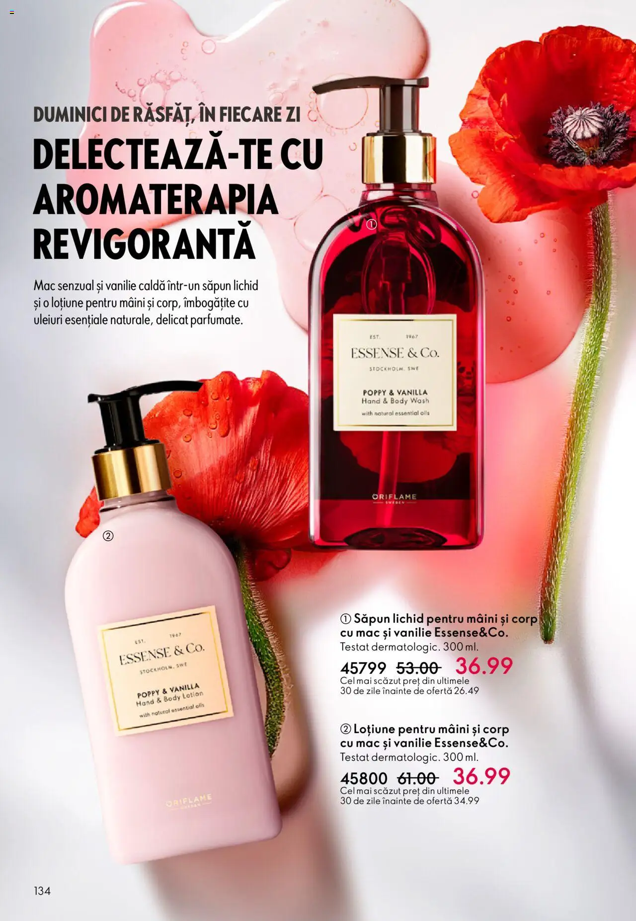 Catalog Oriflame 10 - 29 Septembrie 2025 | Pagina 134 | Produse: Body, Săpun, Săpun lichid
