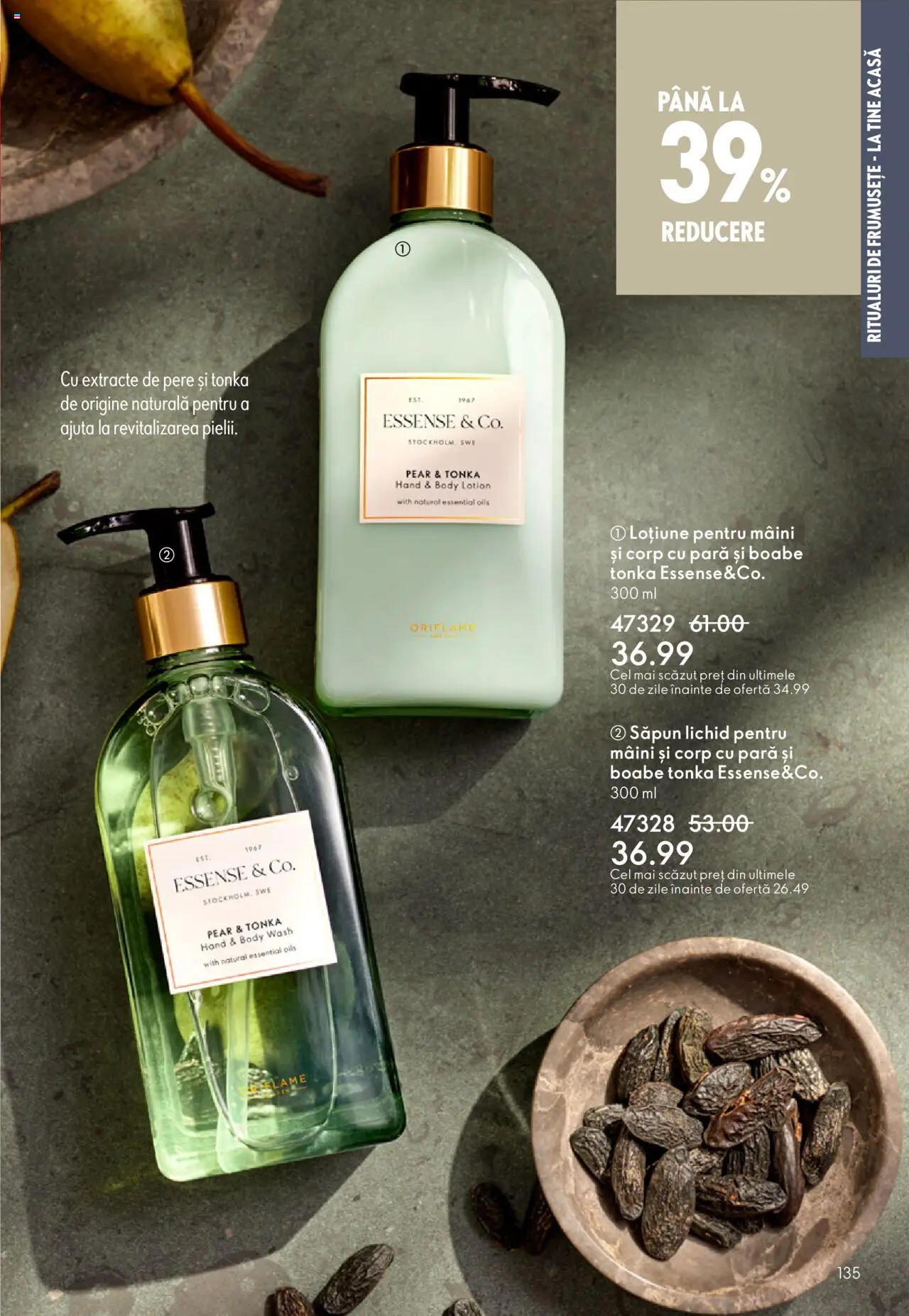 Catalog Oriflame 10 - 29 Septembrie 2025 | Pagina 135 | Produse: Pară, Body, Săpun, Săpun lichid