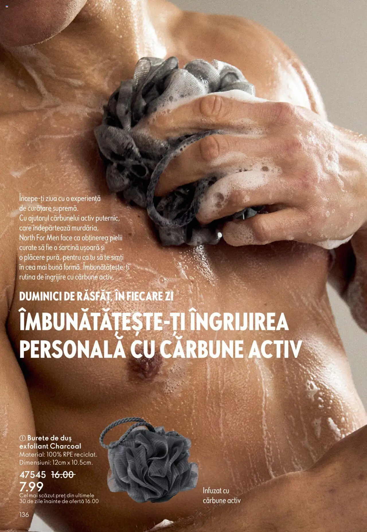 Catalog Oriflame 10 - 29 Septembrie 2025 | Pagina 136 | Produse: Exfoliant, Duș, Burete