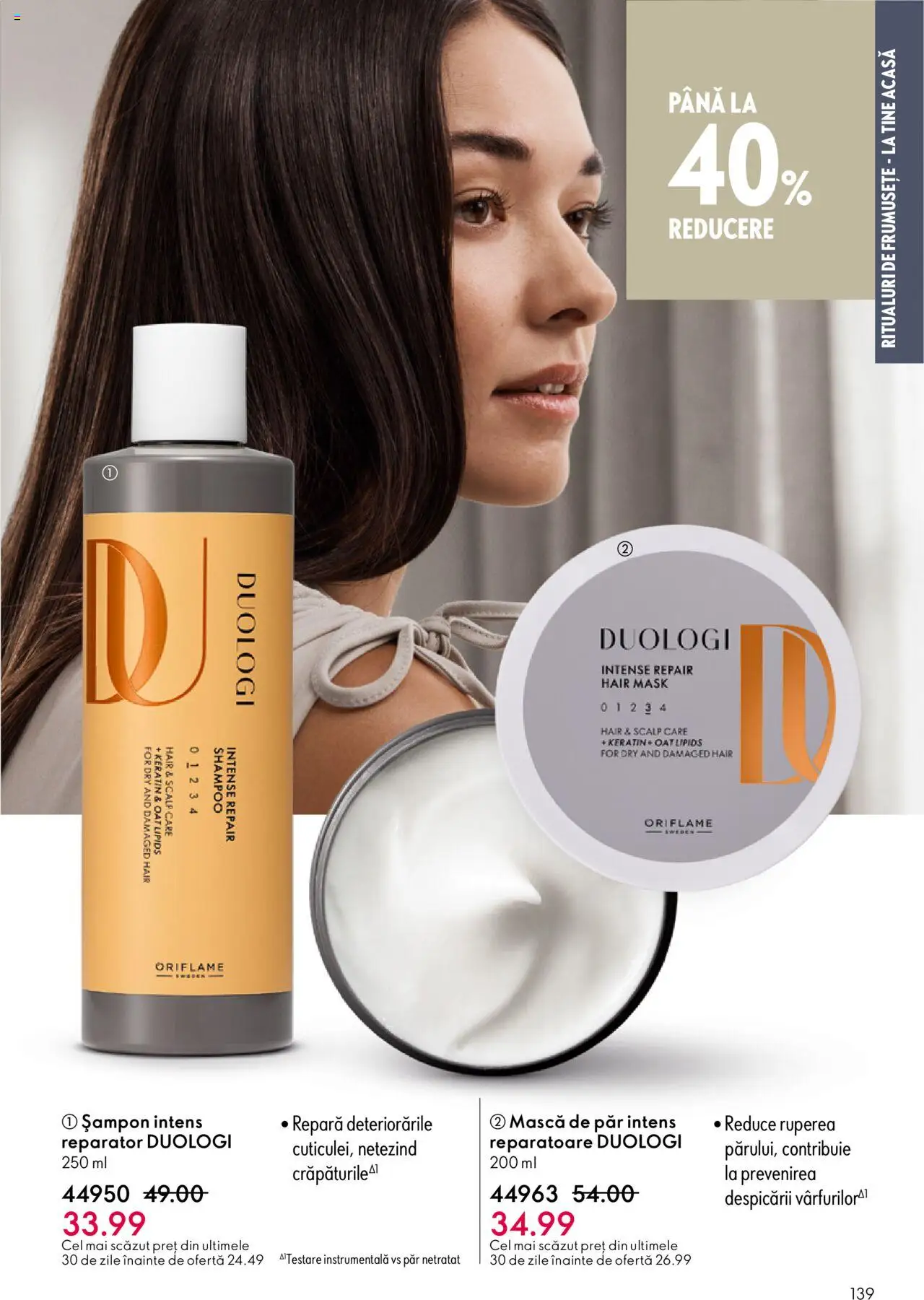 Catalog Oriflame 10 - 29 Septembrie 2025 | Pagina 139 | Produse: Șampon, Mască de păr