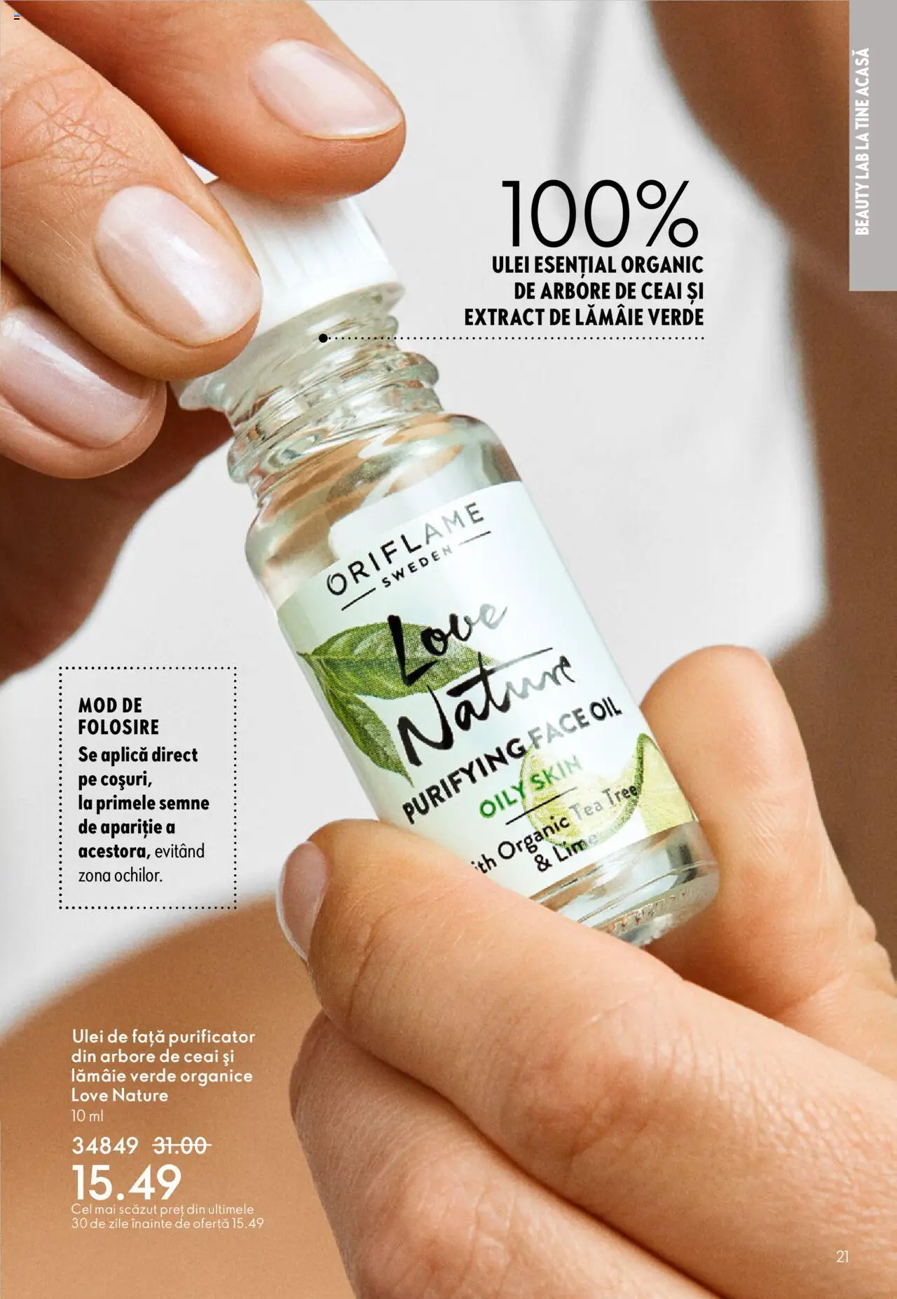 Catalog Oriflame 10 - 29 Septembrie 2025 | Pagina 21 | Produse: Ulei, Ceai, Lămâie