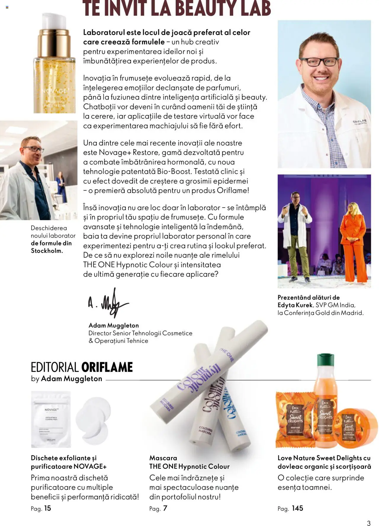 Catalog Oriflame 10 - 29 Septembrie 2025 | Pagina 3 | Produse: Dovleac, Mascara