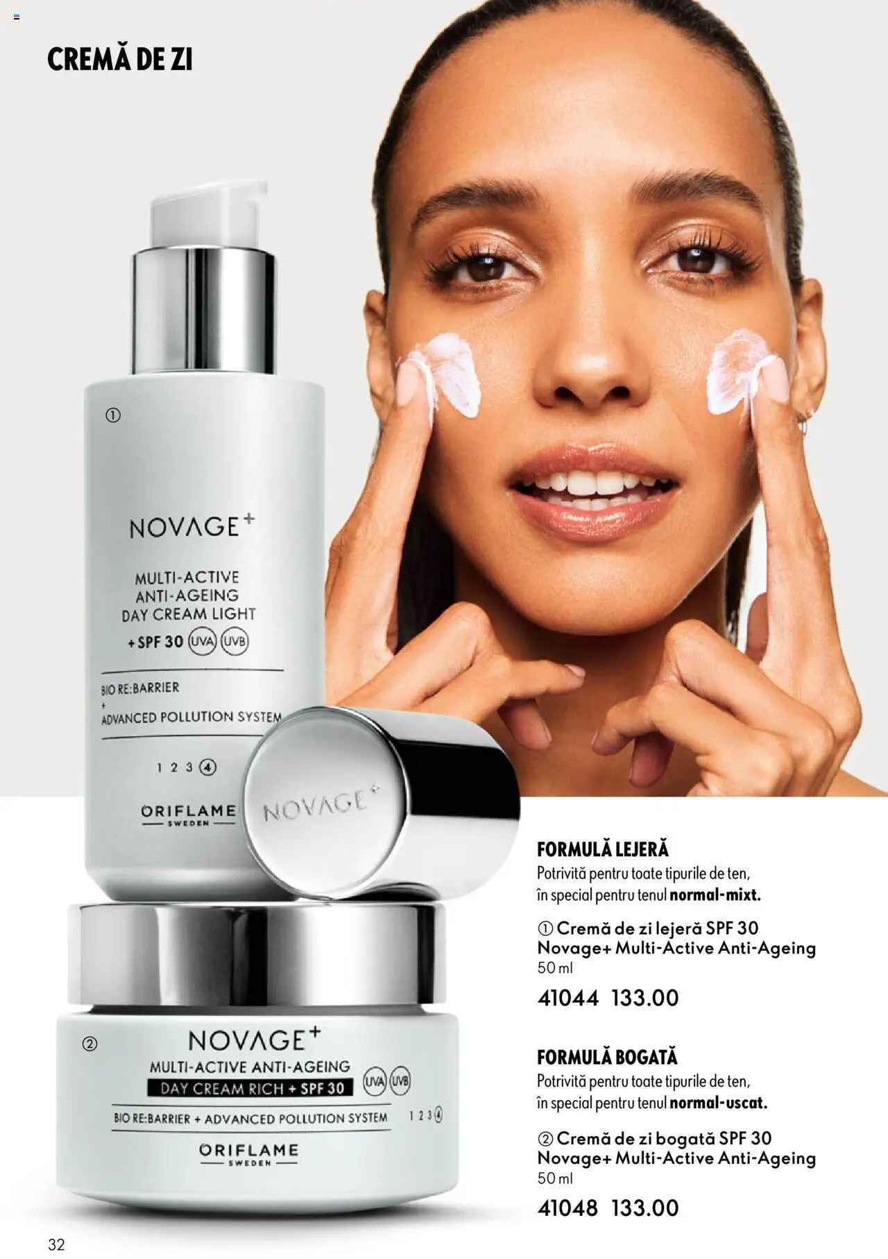 Catalog Oriflame 10 - 29 Septembrie 2025 | Pagina 32 | Produse: Şerit ödül, Cremă de zi, Cremă