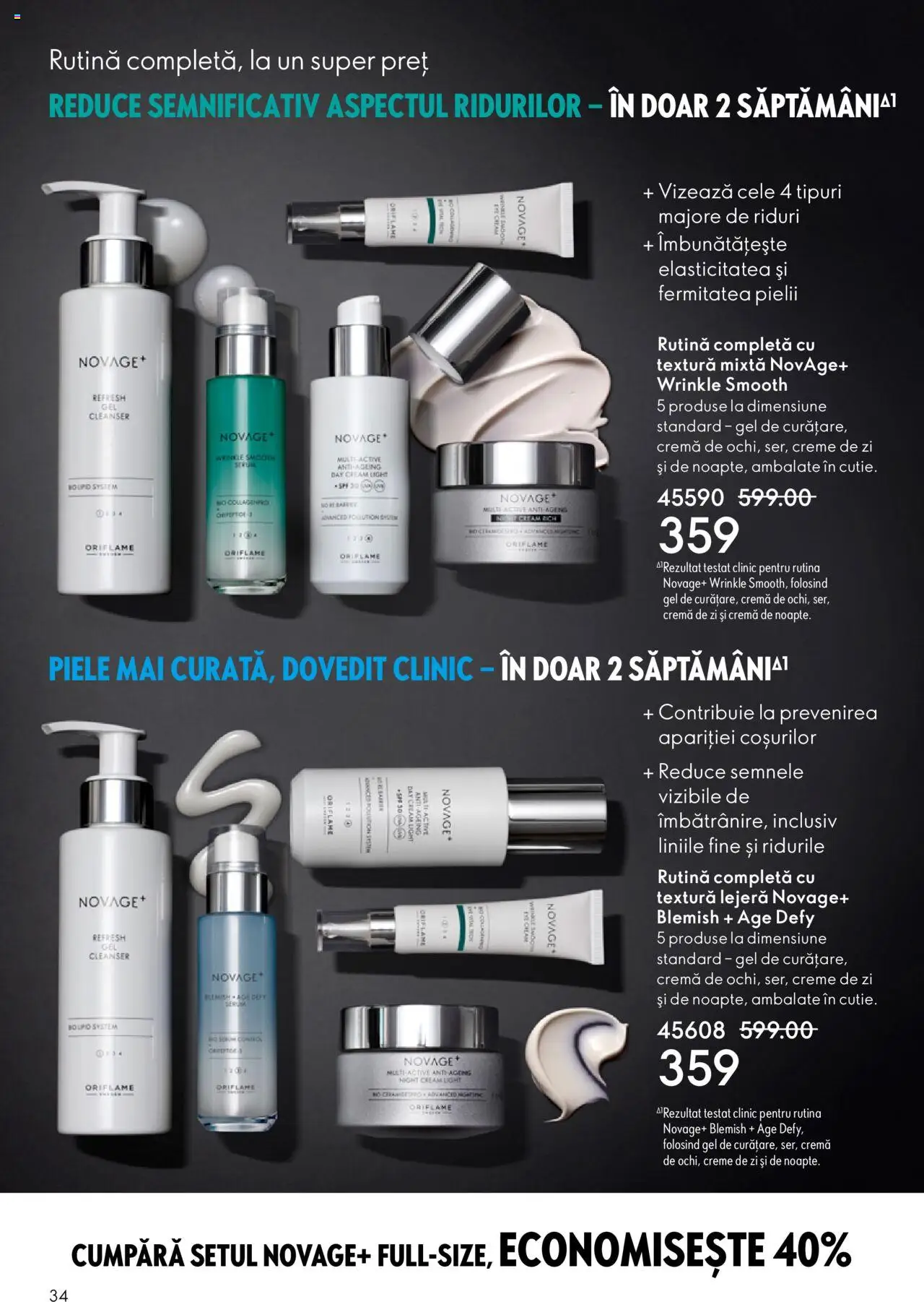 Catalog Oriflame 10 - 29 Septembrie 2025 | Pagina 34 | Produse: Cremă de zi, Cremă