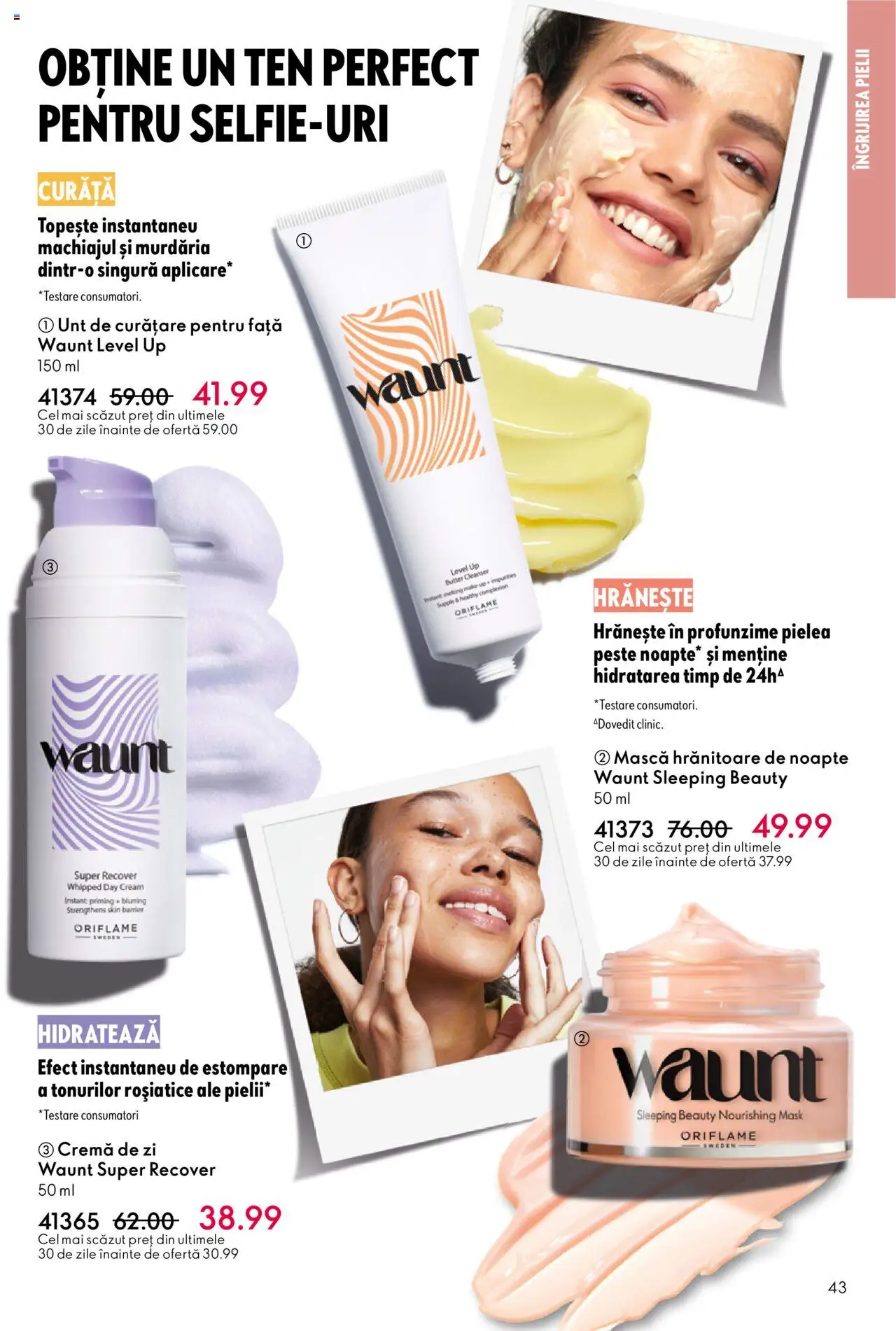 Catalog Oriflame 10 - 29 Septembrie 2025 | Pagina 43 | Produse: Cremă de zi, Unt, Cremă, Pește