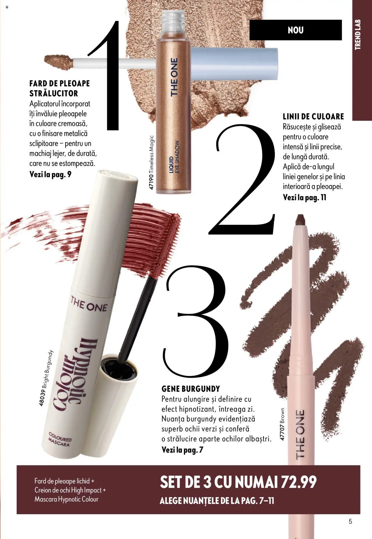 Catalog Oriflame 10 - 29 Septembrie 2025 | Pagina 5 | Produse: Mascara, Fard de pleoape, Creion de ochi, Peluş Köpek Yatağı