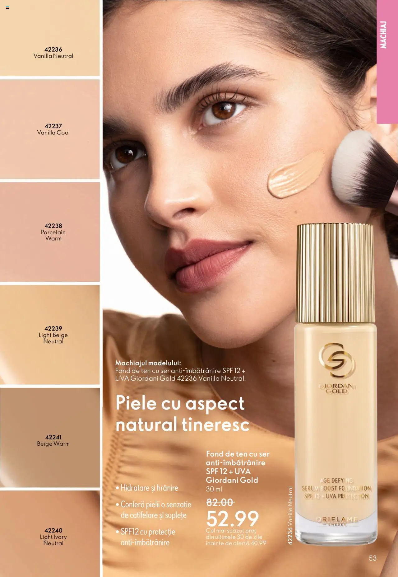 Catalog Oriflame 10 - 29 Septembrie 2025 | Pagina 53 | Produse: Fond de ten, Serum, Machiaj