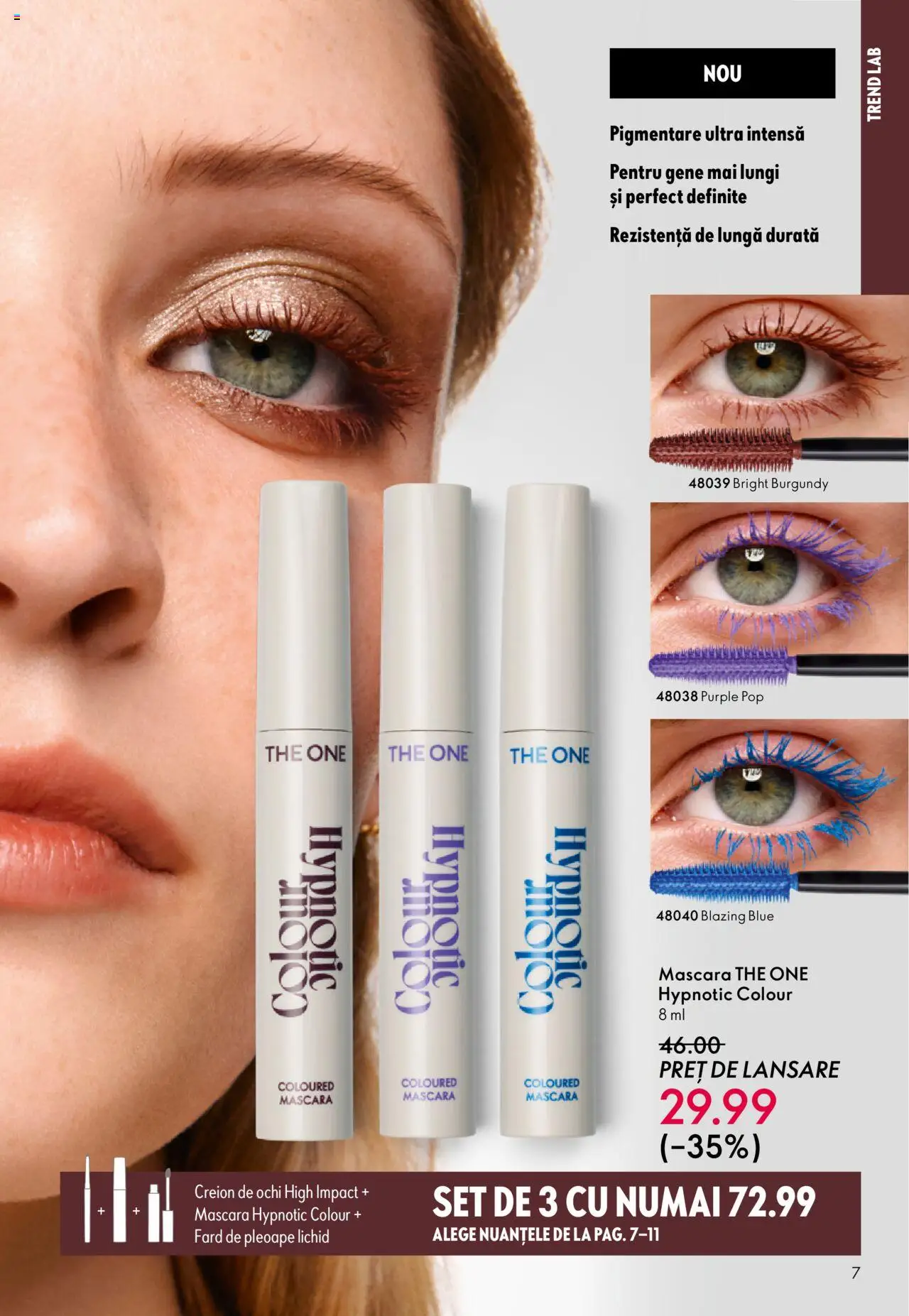 Catalog Oriflame 10 - 29 Septembrie 2025 | Pagina 7 | Produse: Mascara, Fard de pleoape, Creion de ochi, Peluş Köpek Yatağı