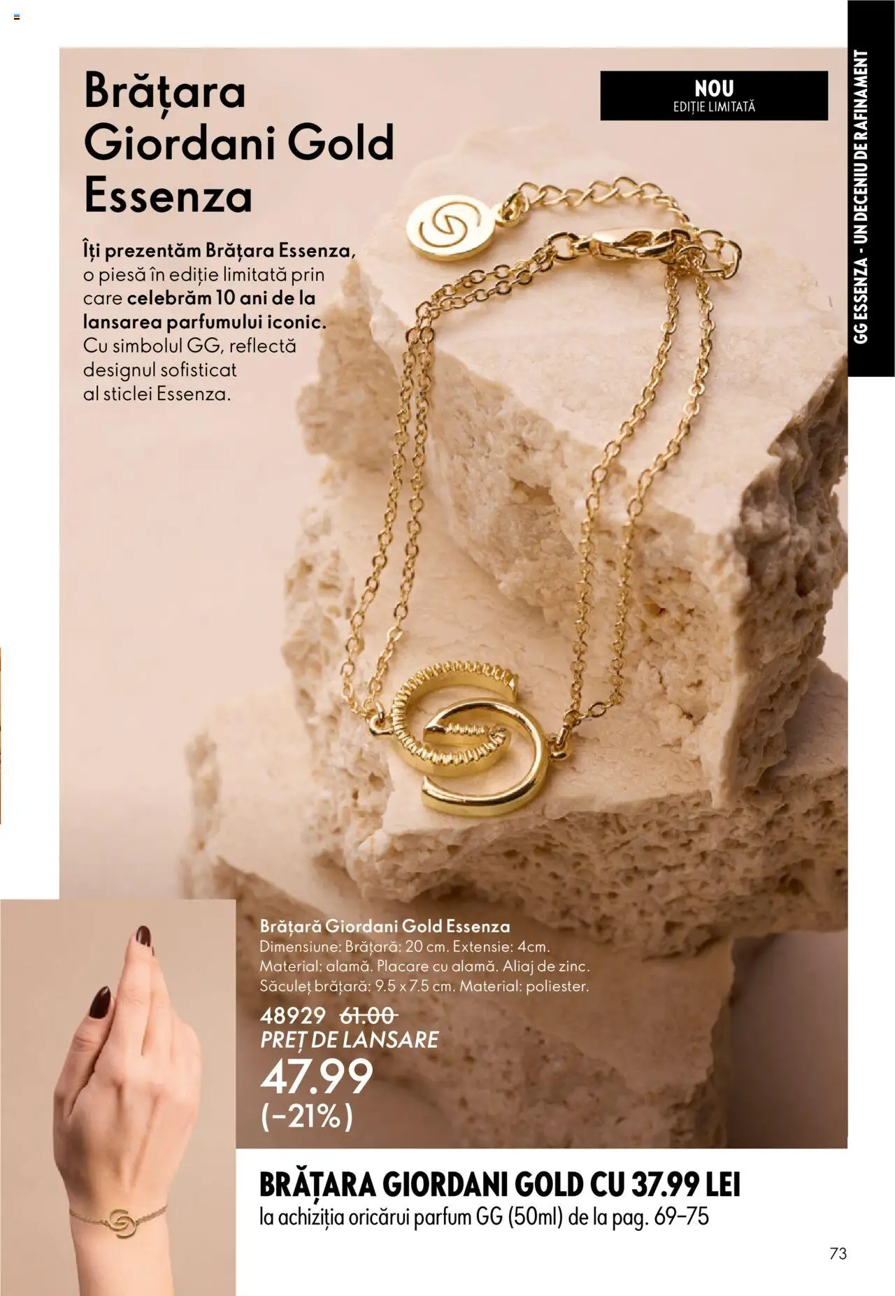 Catalog Oriflame 10 - 29 Septembrie 2025 | Pagina 73 | Produse: Brățară, Parfum