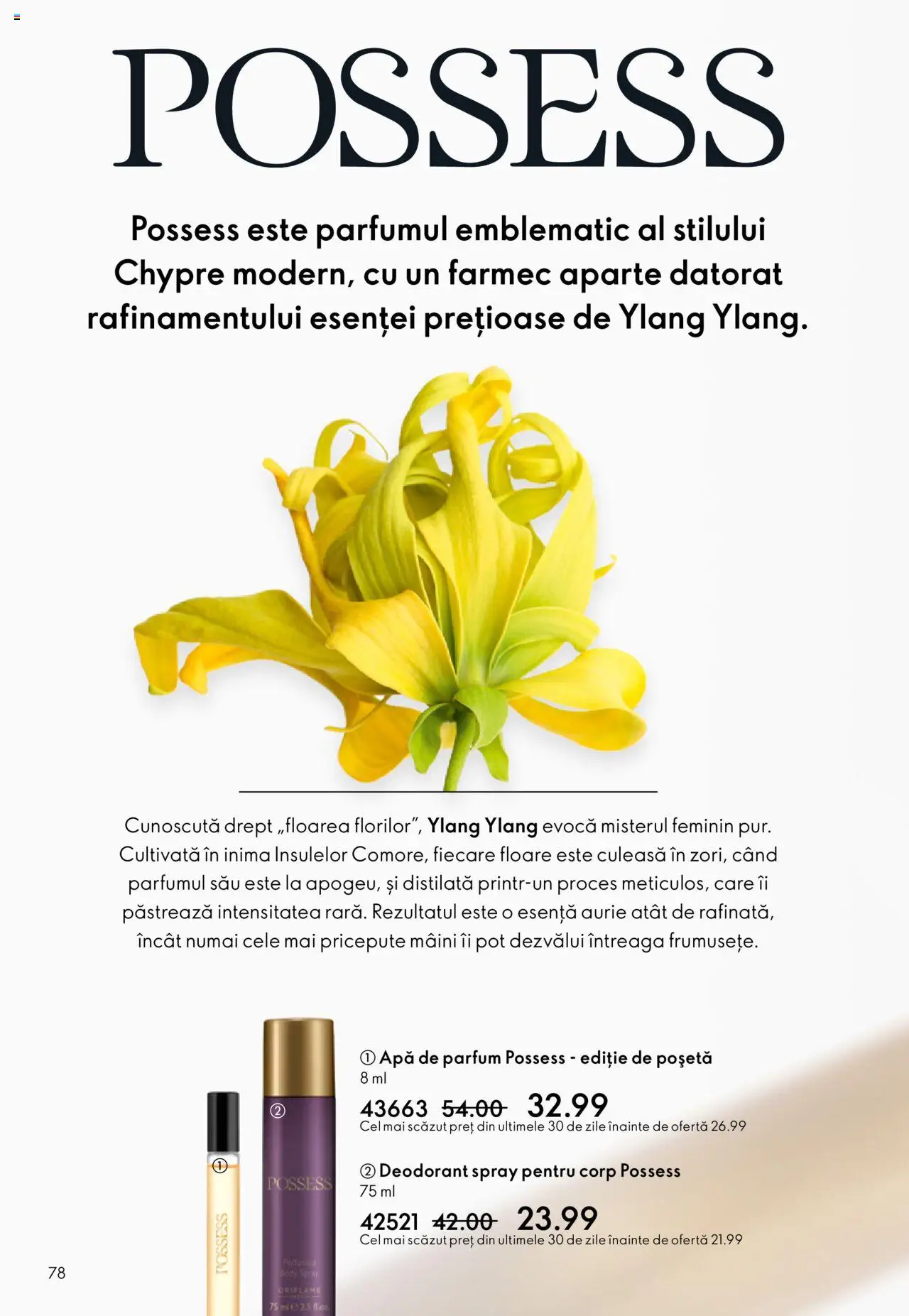 Catalog Oriflame 10 - 29 Septembrie 2025 | Pagina 78 | Produse: Apă de parfum, Body, Parfum, Deodorant