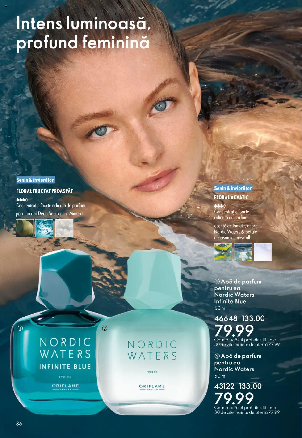 Catalog Oriflame 10 - 29 Septembrie 2025 | Pagina 86 | Produse: Apă de parfum, Parfum, Apă