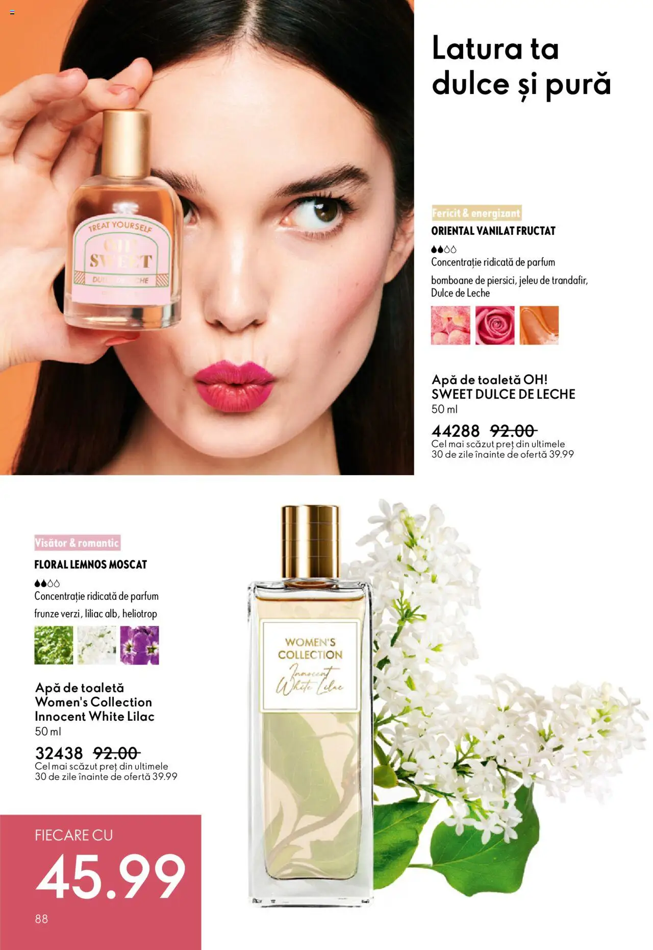 Catalog Oriflame 10 - 29 Septembrie 2025 | Pagina 88 | Produse: Toaletă, Parfum, Bomboane, Apă