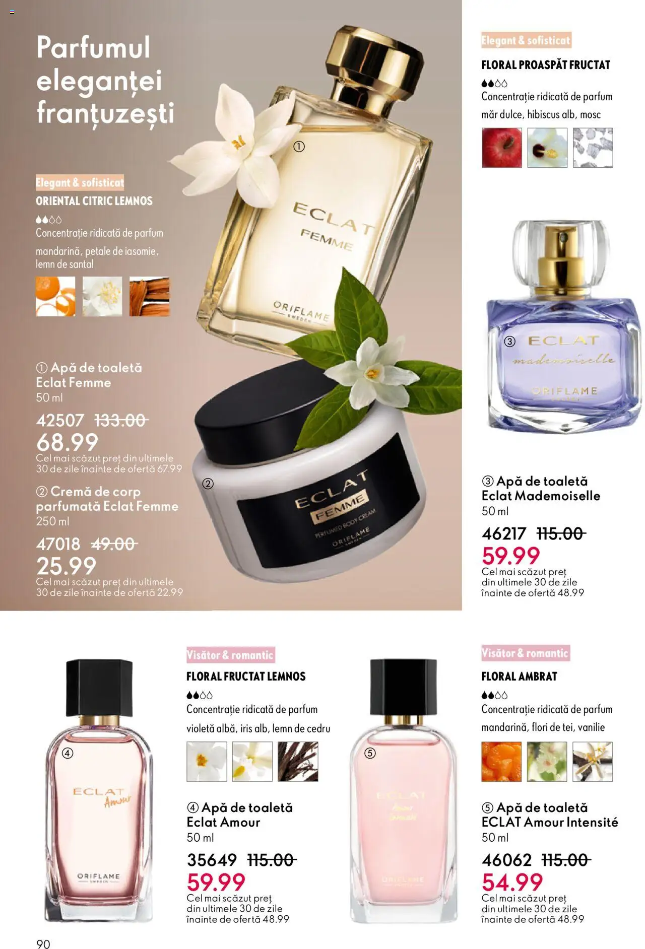 Catalog Oriflame 10 - 29 Septembrie 2025 | Pagina 90 | Produse: Body, Cremă, Cremă de corp, Apă