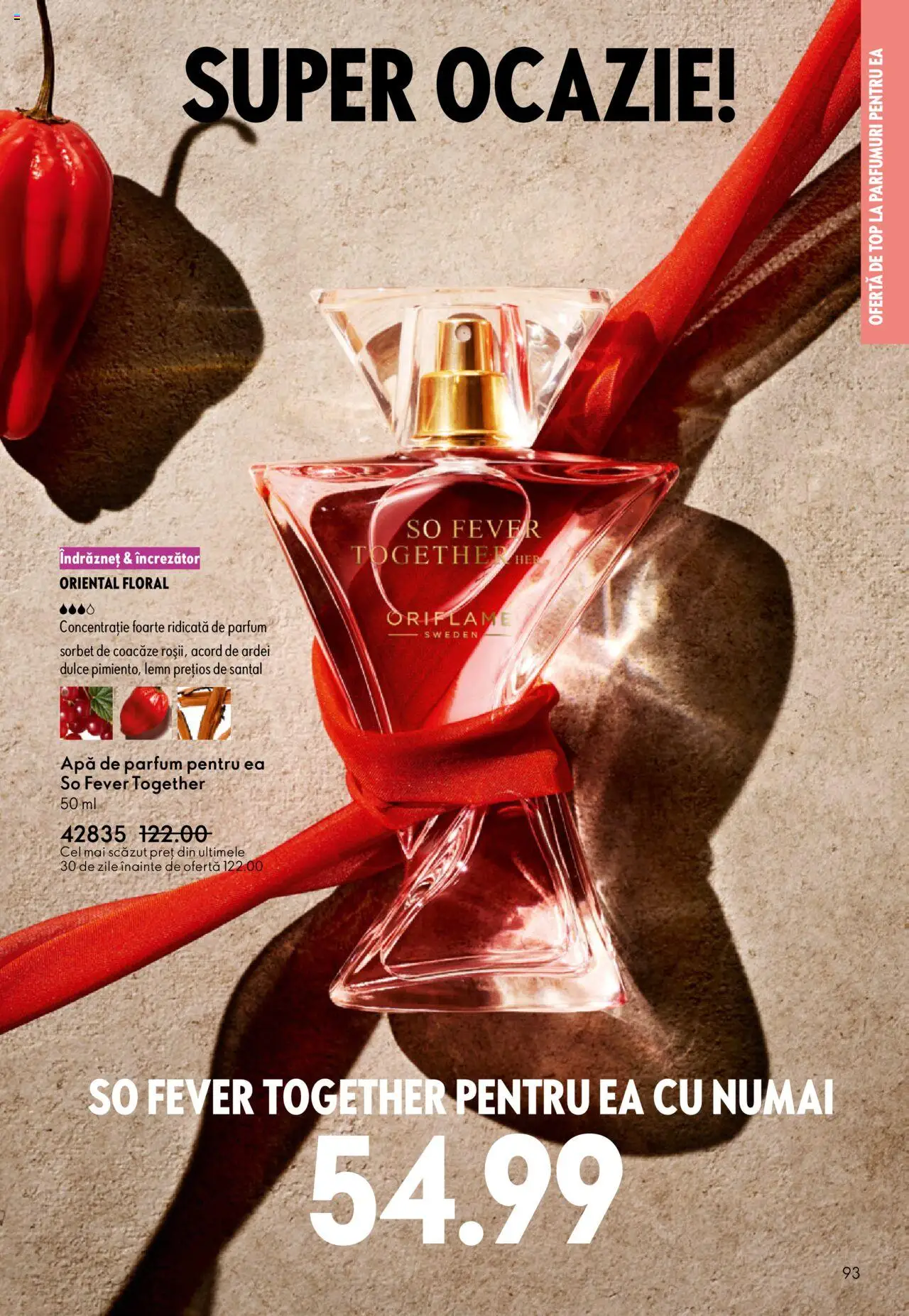 Catalog Oriflame 10 - 29 Septembrie 2025 | Pagina 93 | Produse: Apă de parfum, Parfum, Ardei, Apă