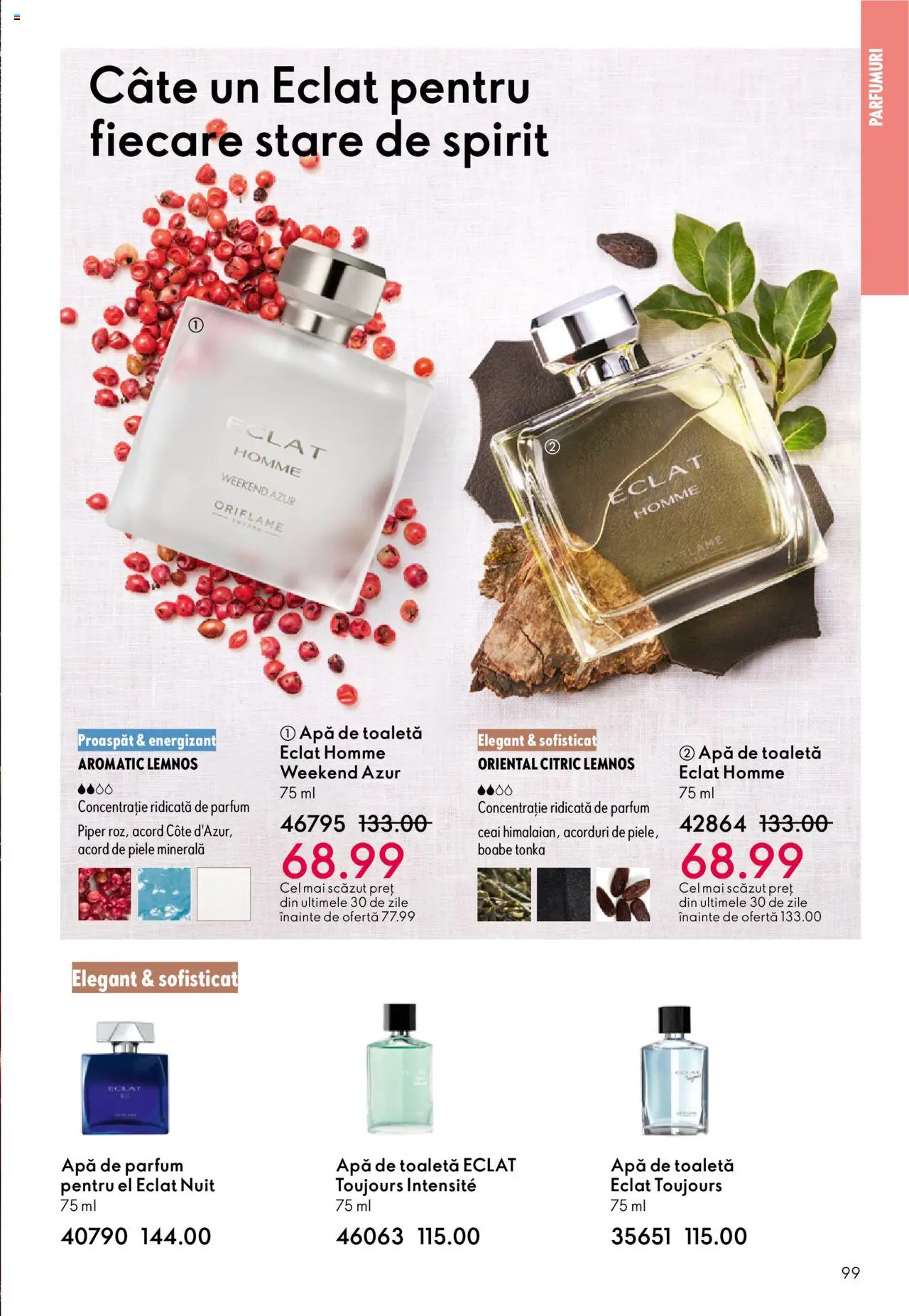 Catalog Oriflame 10 - 29 Septembrie 2025 | Pagina 99 | Produse: Apă de parfum, Parfum, Apă de toaletă, Piper