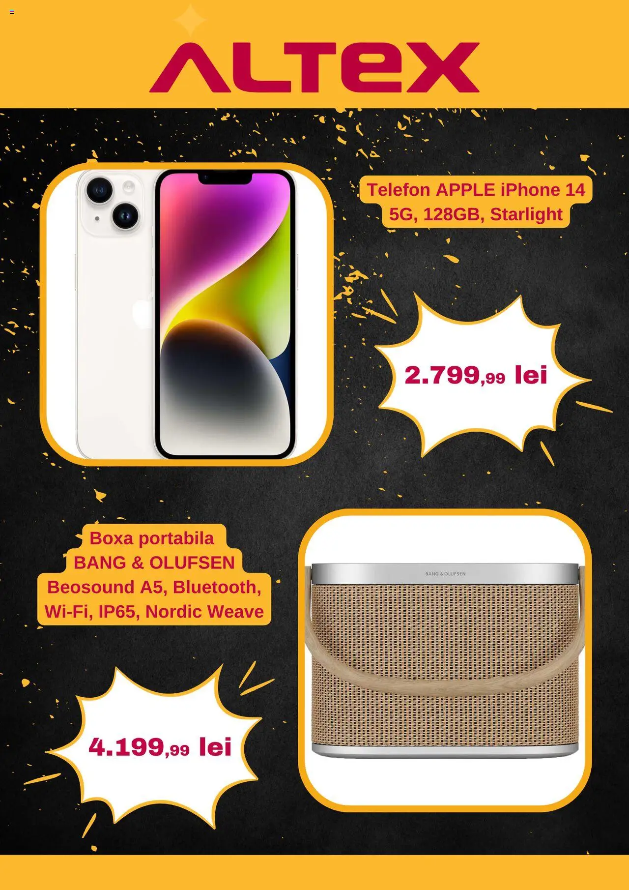 Catalog Altex 14 - 19 August 2025 | Pagina 2 | Produse: Telefon, Apple, Boxă portabilă