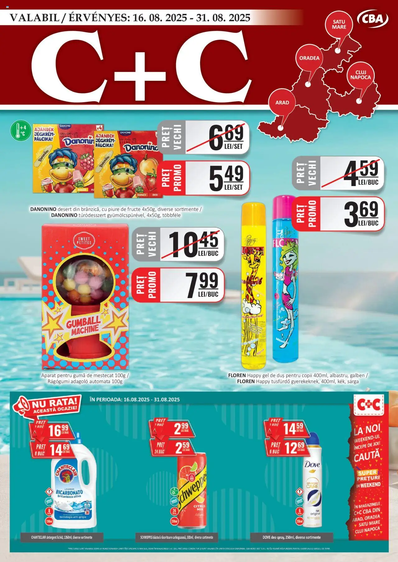 Catalog CBA 16 - 30 August 2025 | Pagina 1 | Produse: Duș, Rață, Gel de duș, Detergent
