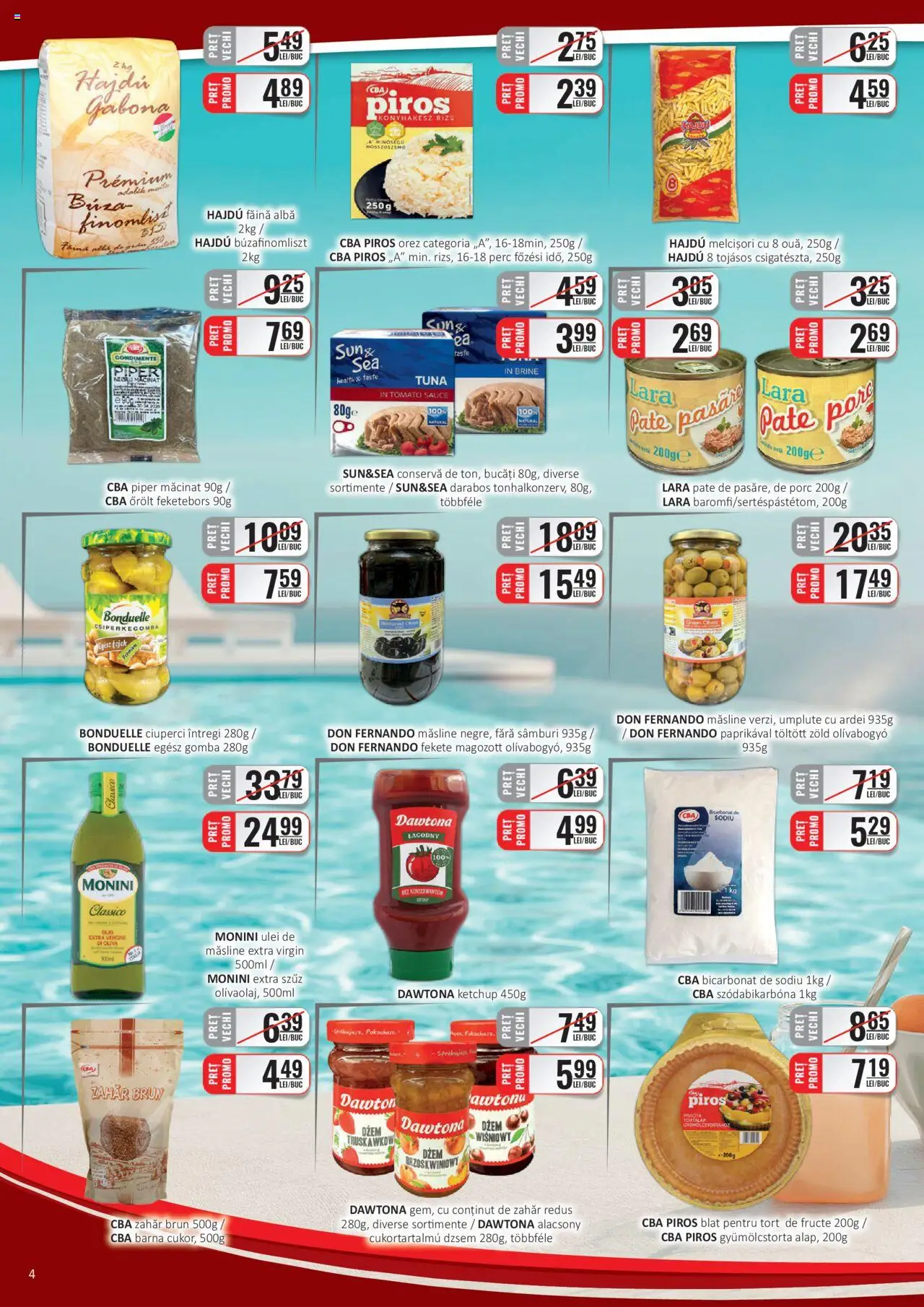 Catalog CBA 16 - 30 August 2025 | Pagina 4 | Produse: Ulei, Condimente, Zahăr, Piper