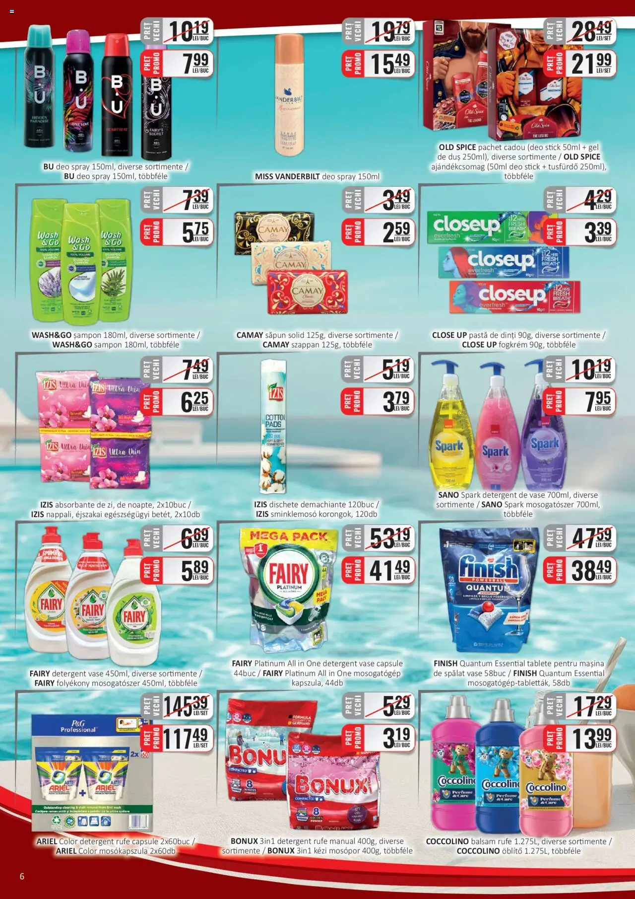 Catalog CBA 16 - 30 August 2025 | Pagina 6 | Produse: Kısırlaştırılmış Kedi Maması, Săpun solid, Săpun, Absorbante