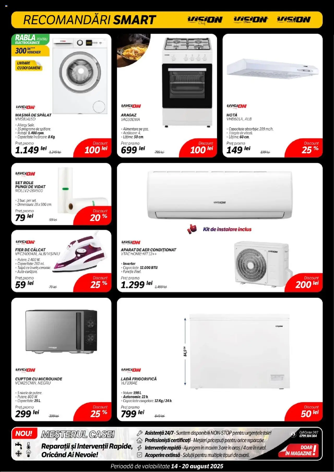 Catalog Flanco 14 - 19 August 2025 | Pagina 22 | Produse: Hotă, Aer Condiționat, Role, Ladă frigorifică