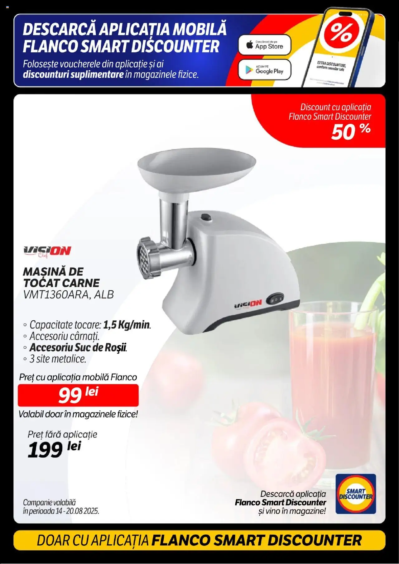 Catalog Flanco 14 - 19 August 2025 | Pagina 7 | Produse: Mașină de tocat, Suc